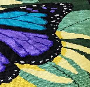 Majestic Butterfly Crochet Afghan - Image 3