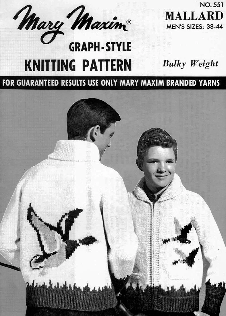 Men's Mallard Cardigan Pattern - Image 2