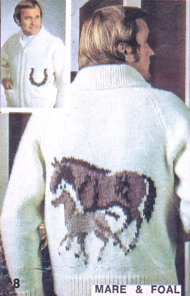 Mare and Foal Cardigan Pattern - Image 2