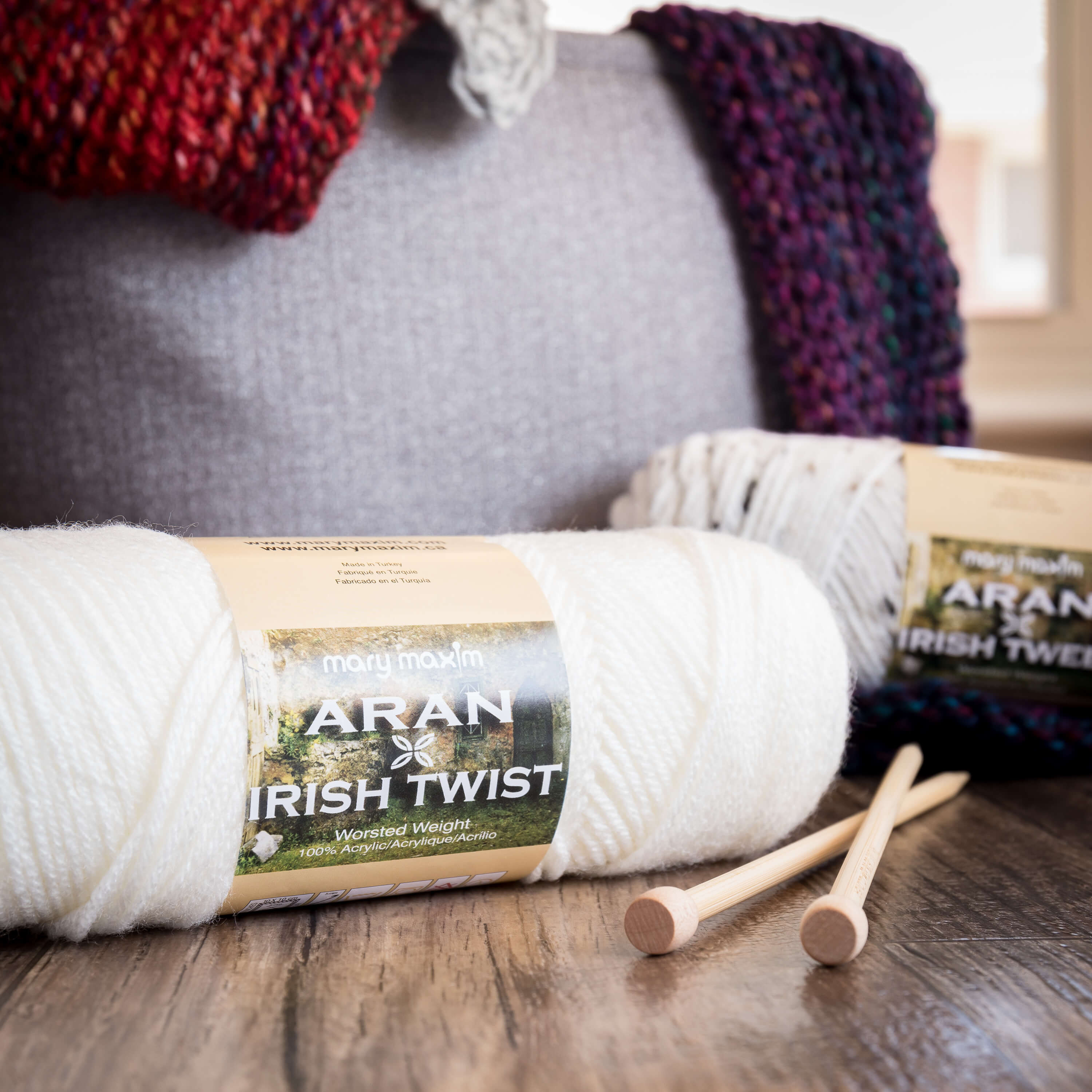 Mary Maxim Aran Irish Twist Yarn - Image 3