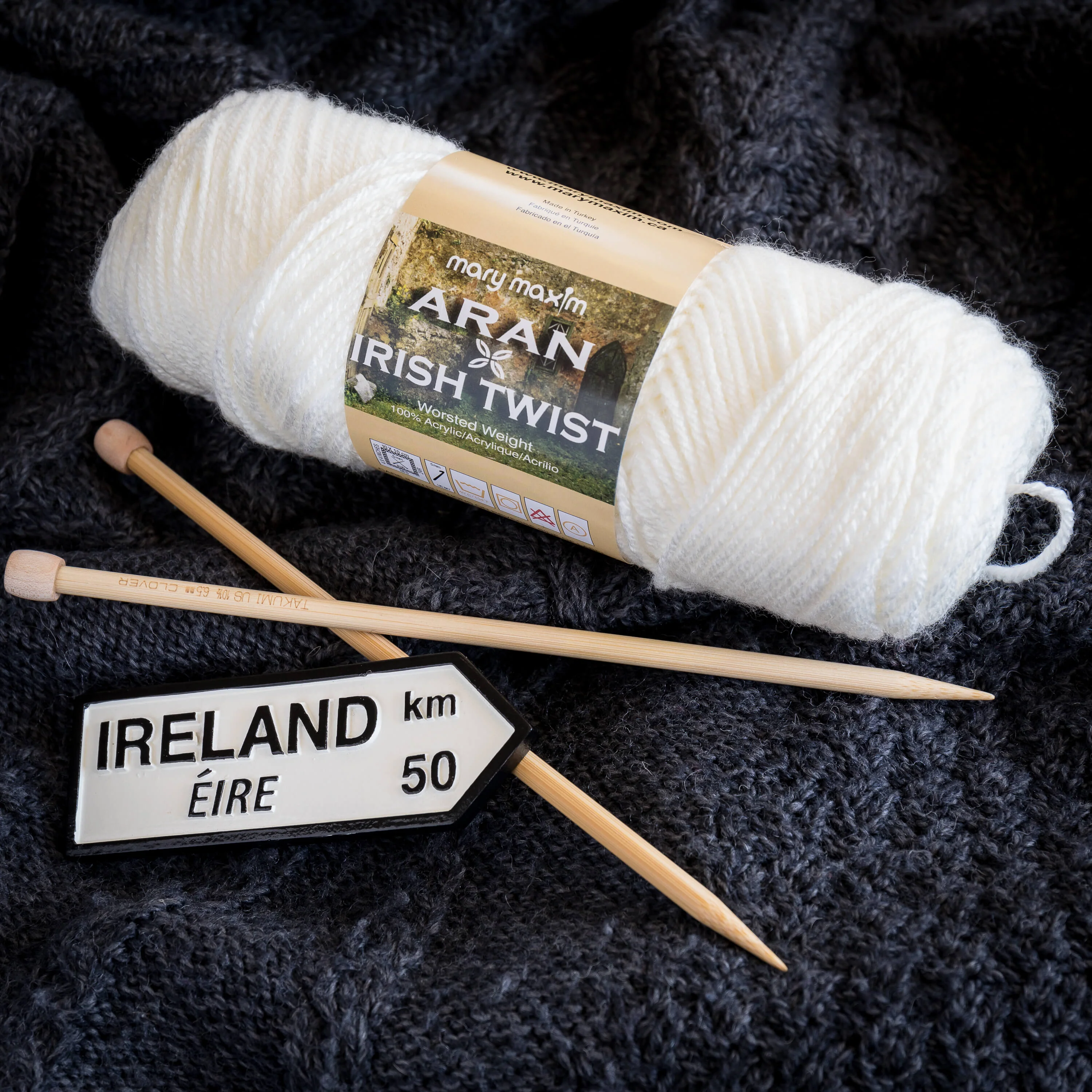 Mary Maxim Aran Irish Twist Yarn - Image 7