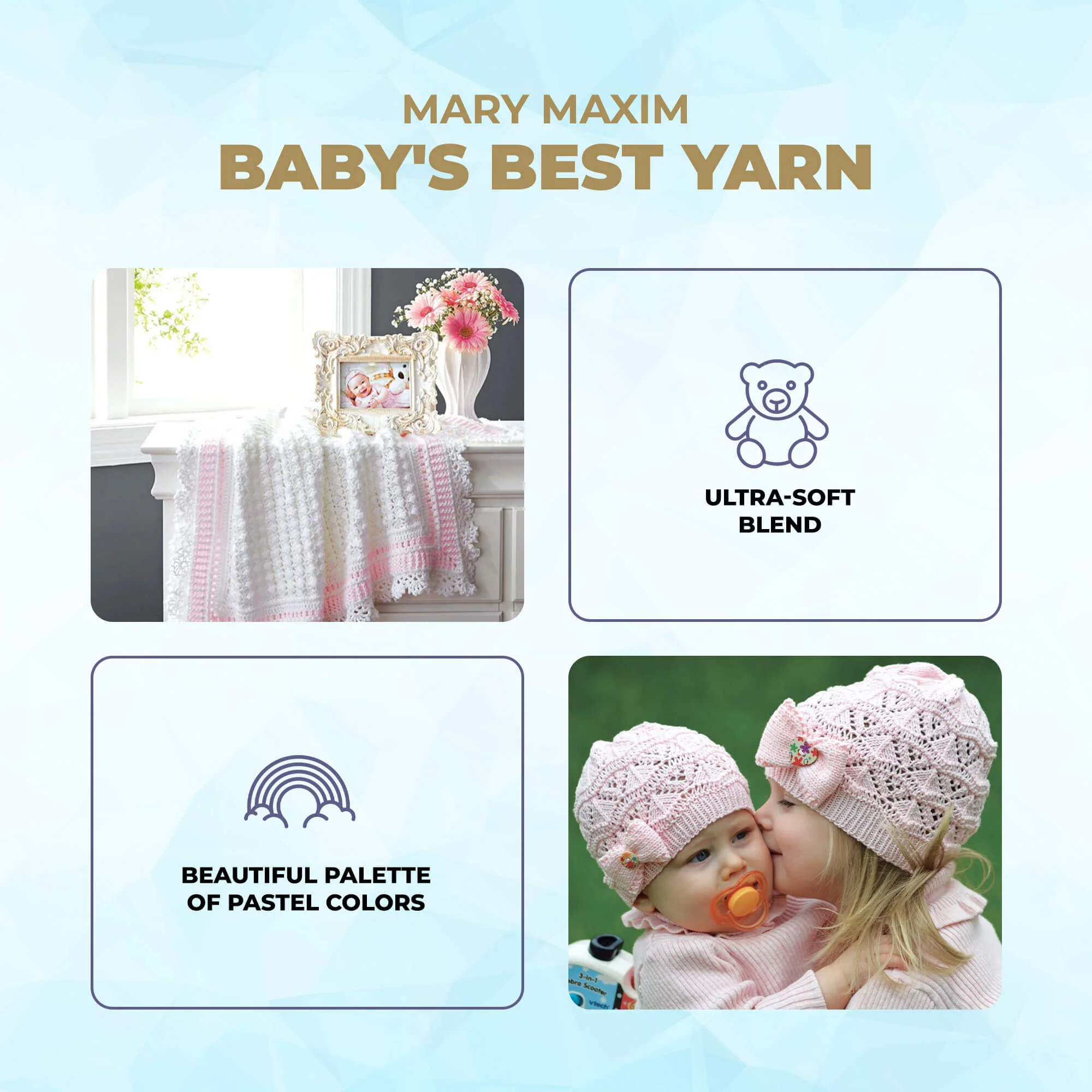 Mary Maxim Baby's Best Yarn - Image 47