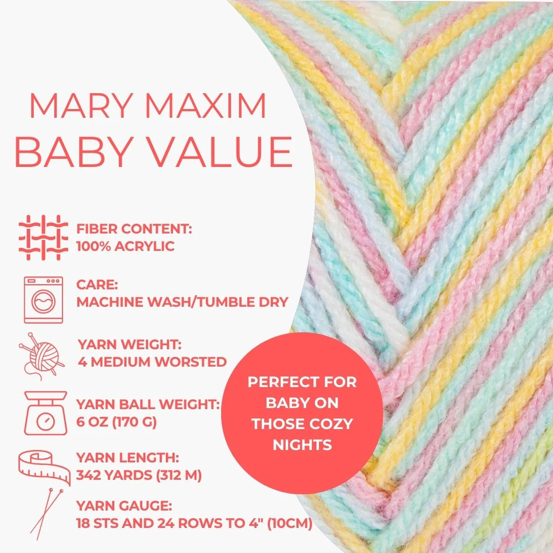 Mary Maxim Baby Value Yarn - Image 17