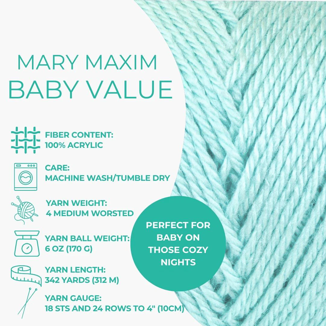 Mary Maxim Baby Value Yarn - Image 34