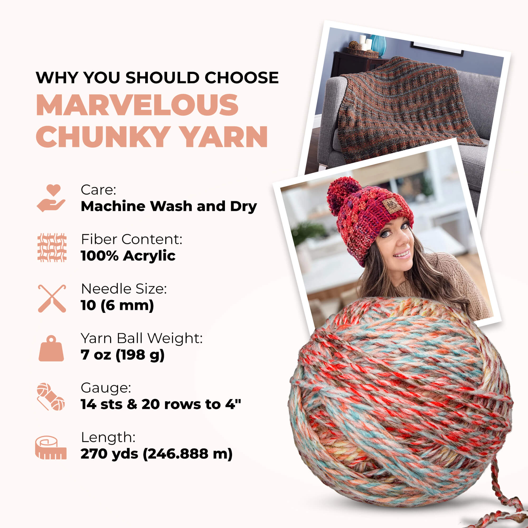 Mary Maxim Marvelous Chunky Yarn - Image 35