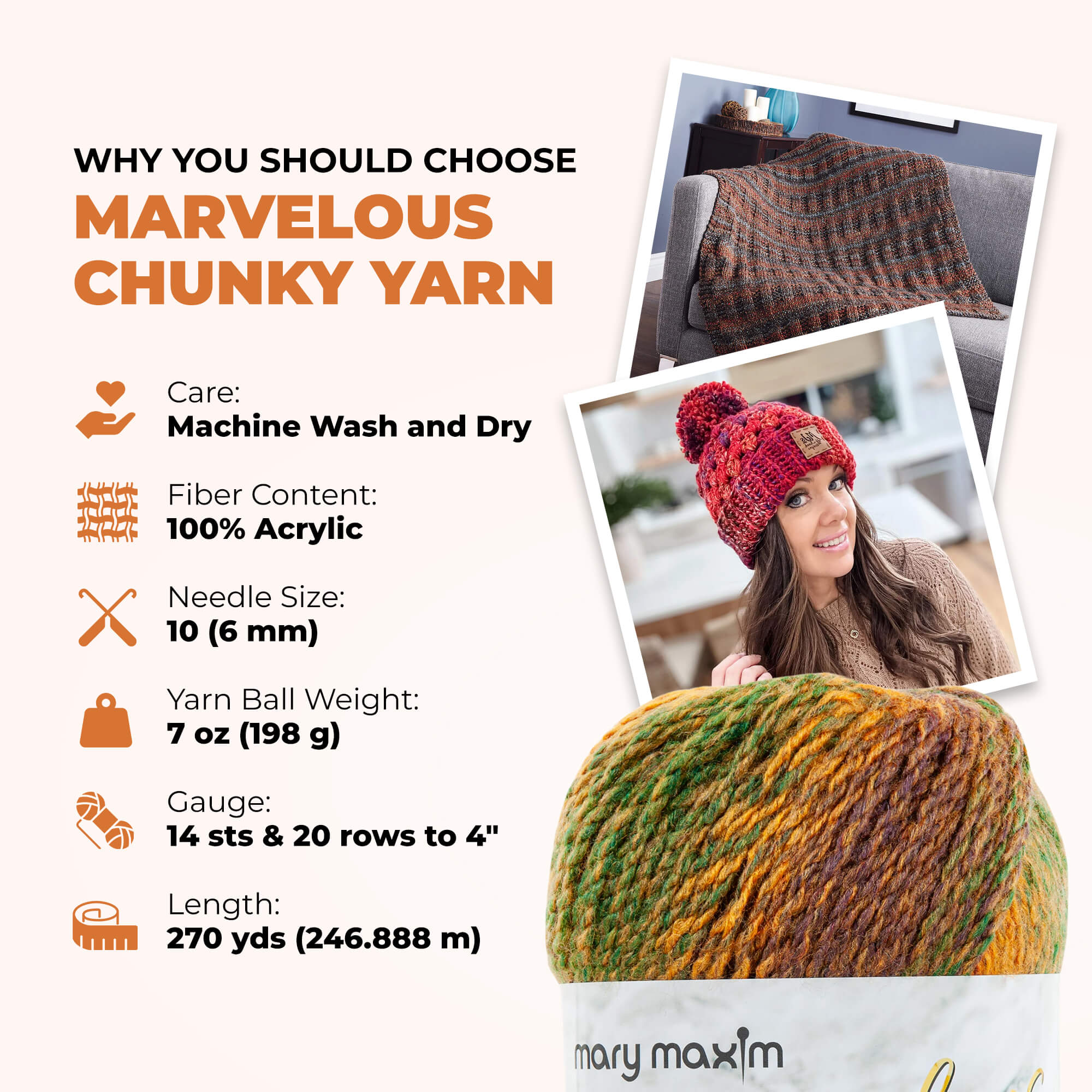 Mary Maxim Marvelous Chunky Yarn - Image 44