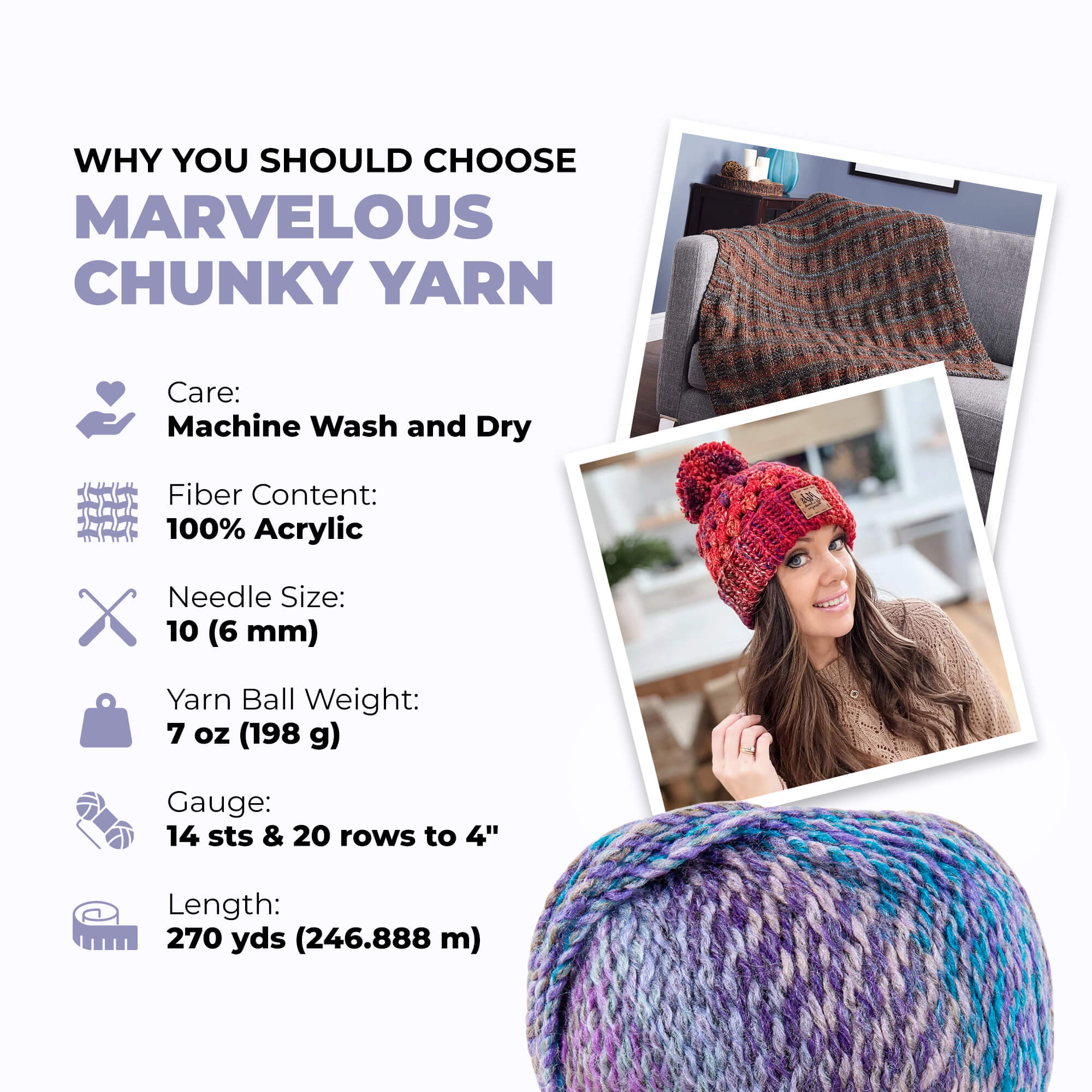 Mary Maxim Marvelous Chunky Yarn - Image 51