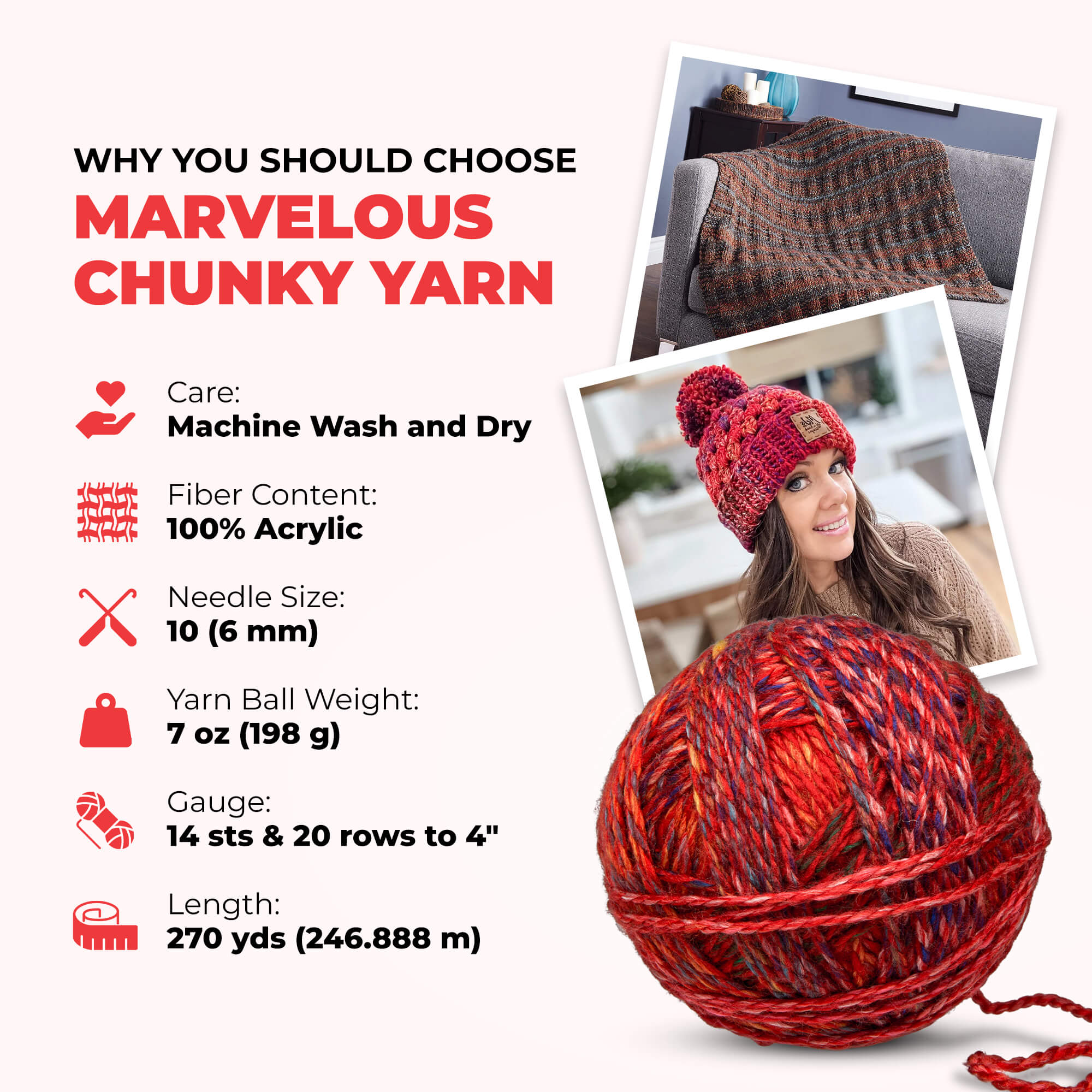 Mary Maxim Marvelous Chunky Yarn - Image 59