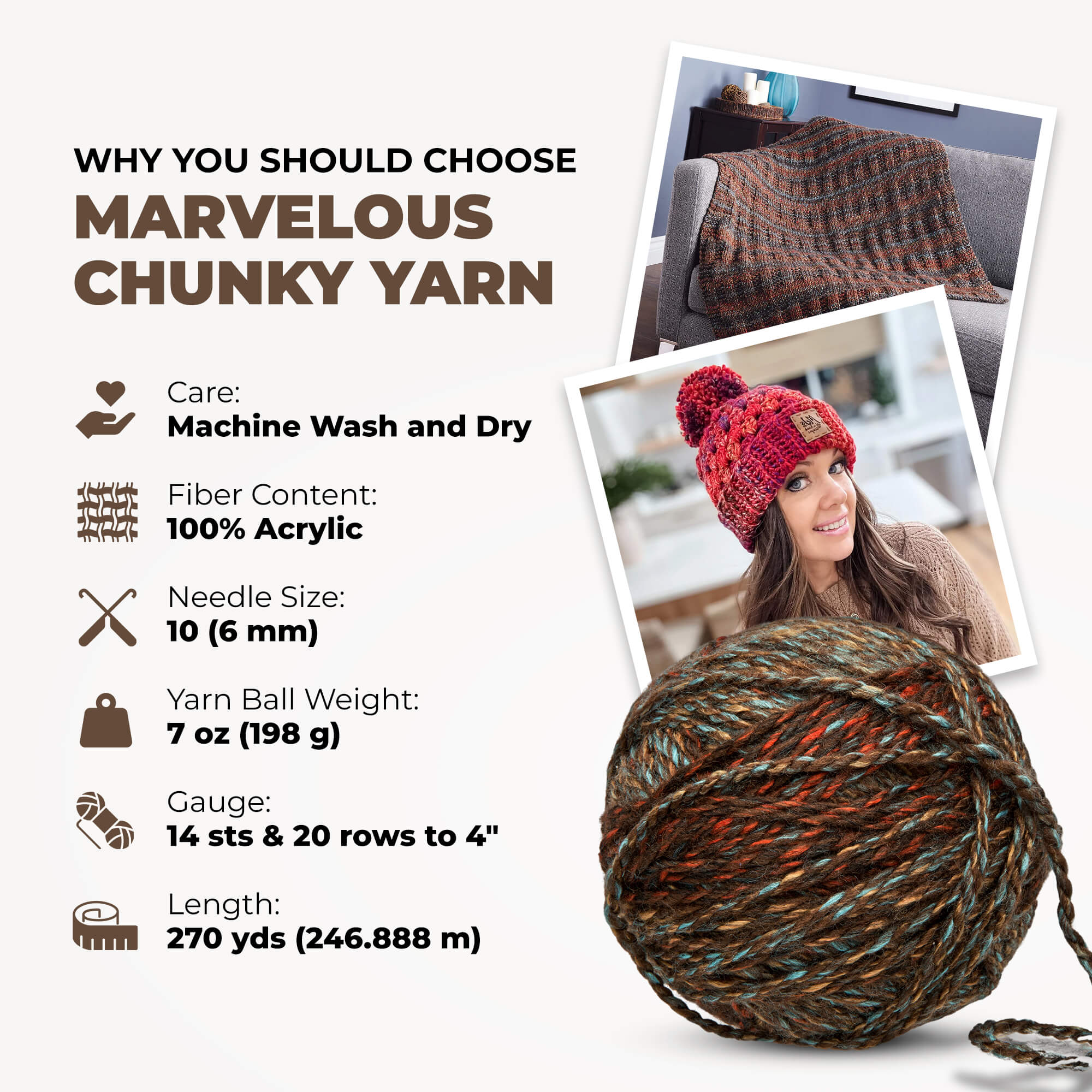 Mary Maxim Marvelous Chunky Yarn - Image 66