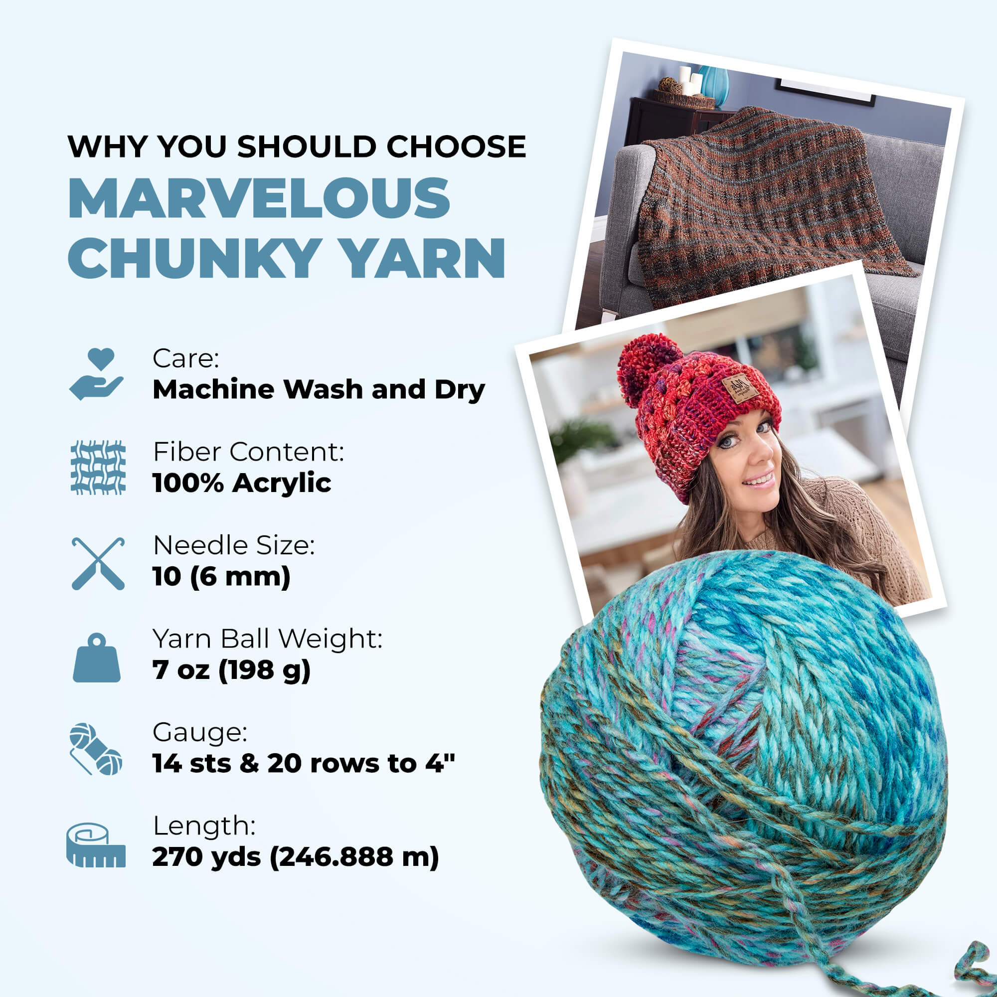 Mary Maxim Marvelous Chunky Yarn - Image 69