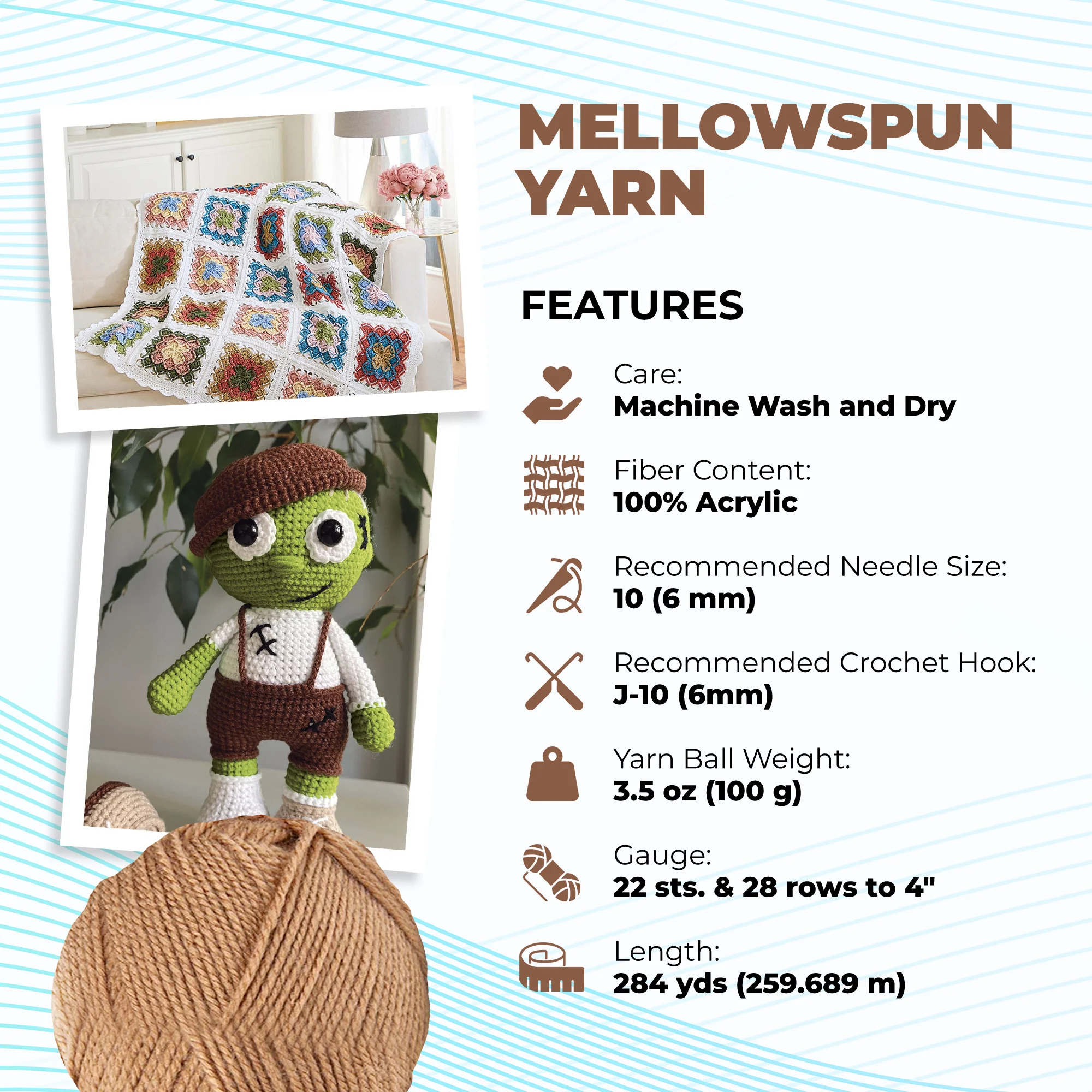 Mary Maxim Mellowspun DK Yarn - Image 14