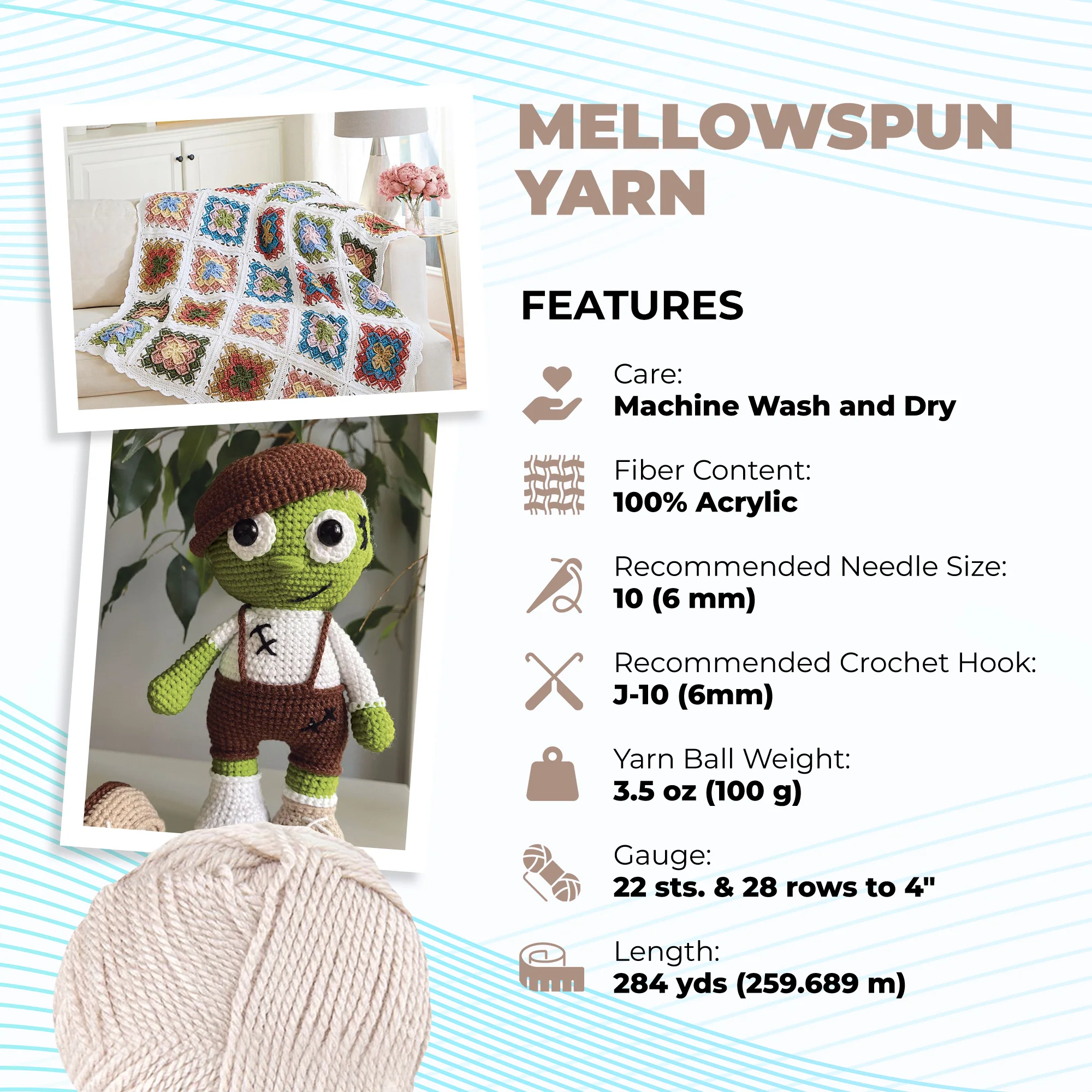 Mary Maxim Mellowspun DK Yarn - Image 17