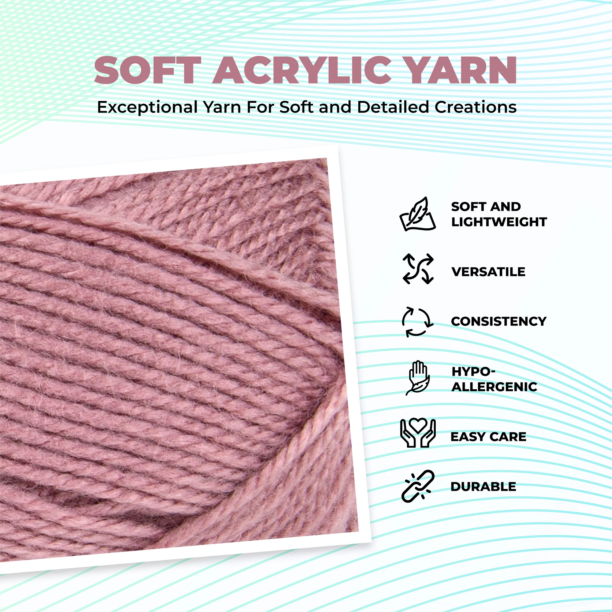 Mary Maxim Mellowspun DK Yarn - Image 3