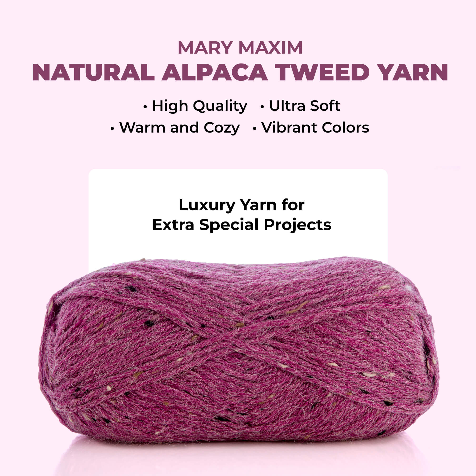 Mary Maxim Natural Alpaca Tweed - Image 40