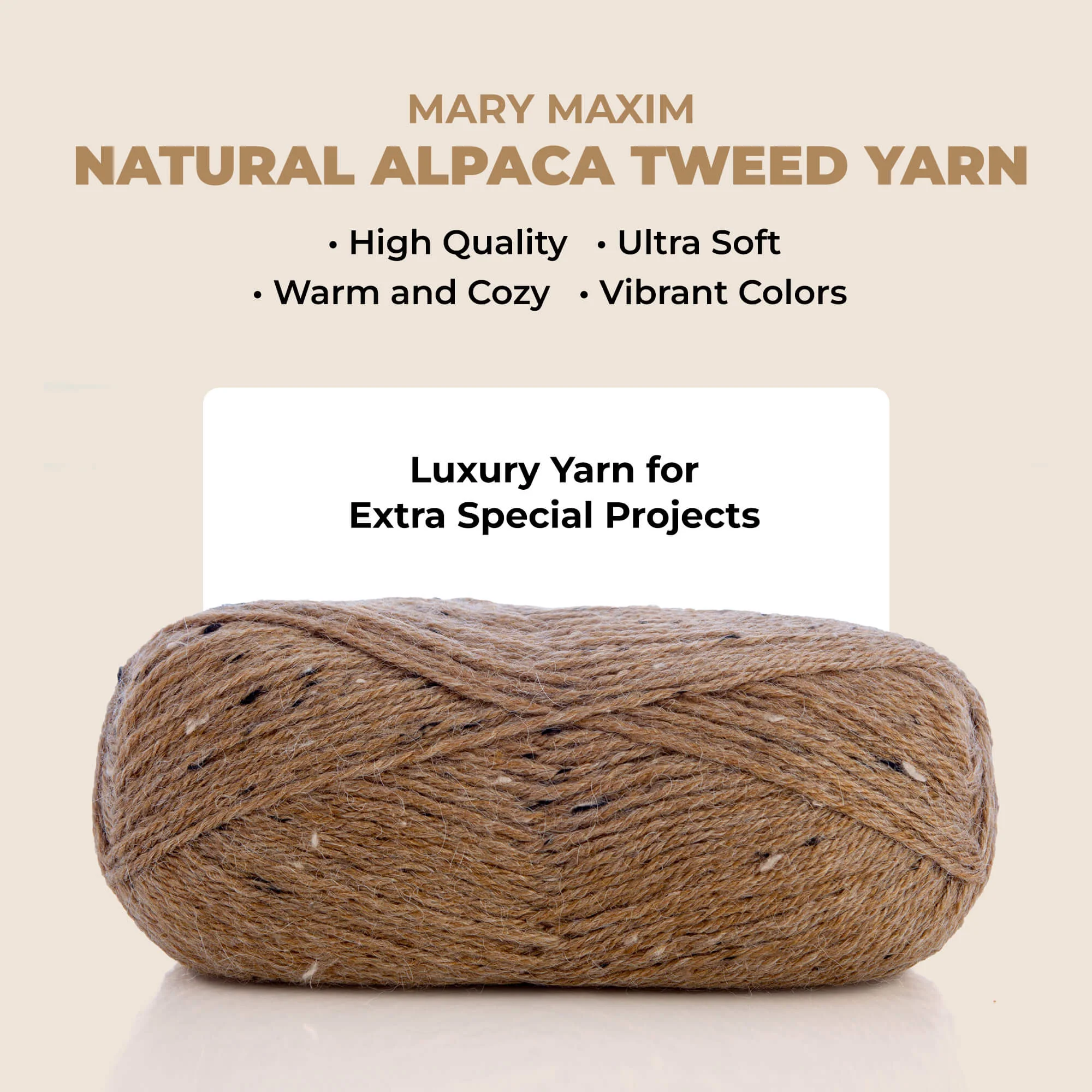 Mary Maxim Natural Alpaca Tweed - Image 45