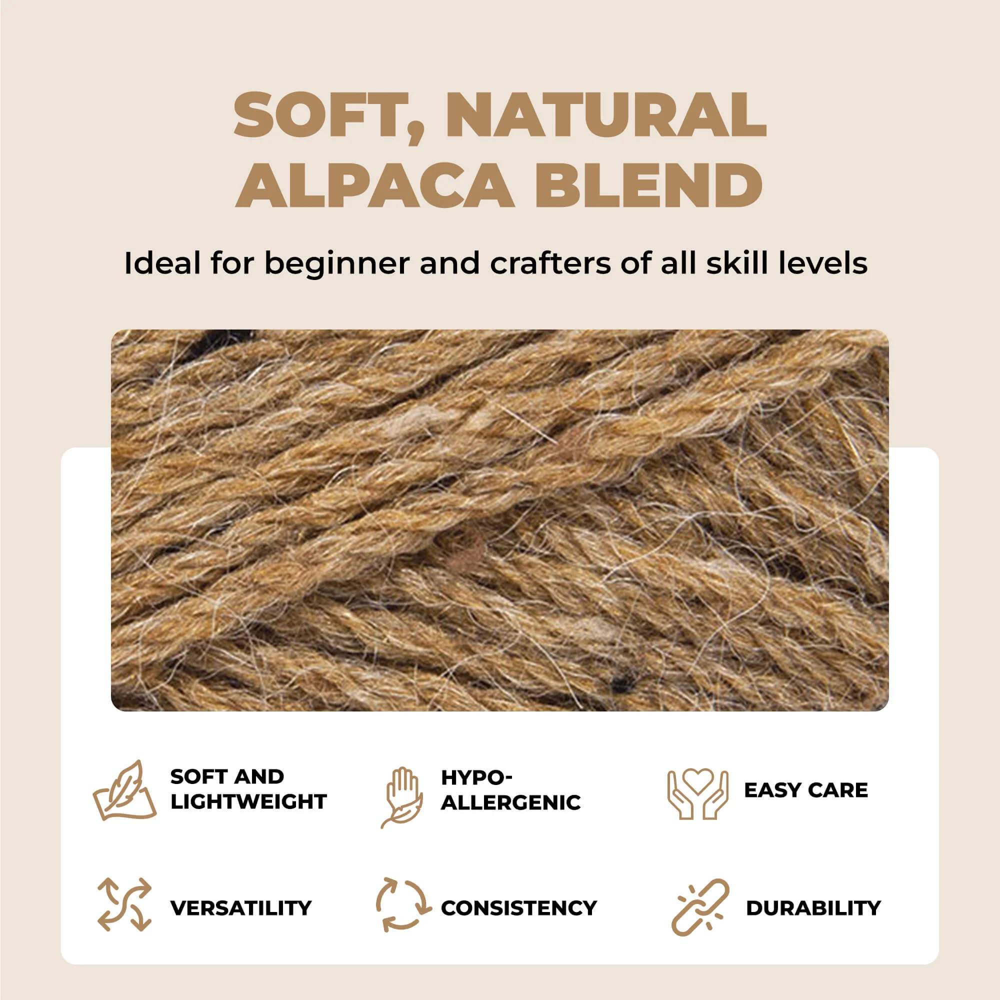 Mary Maxim Natural Alpaca Tweed - Image 46