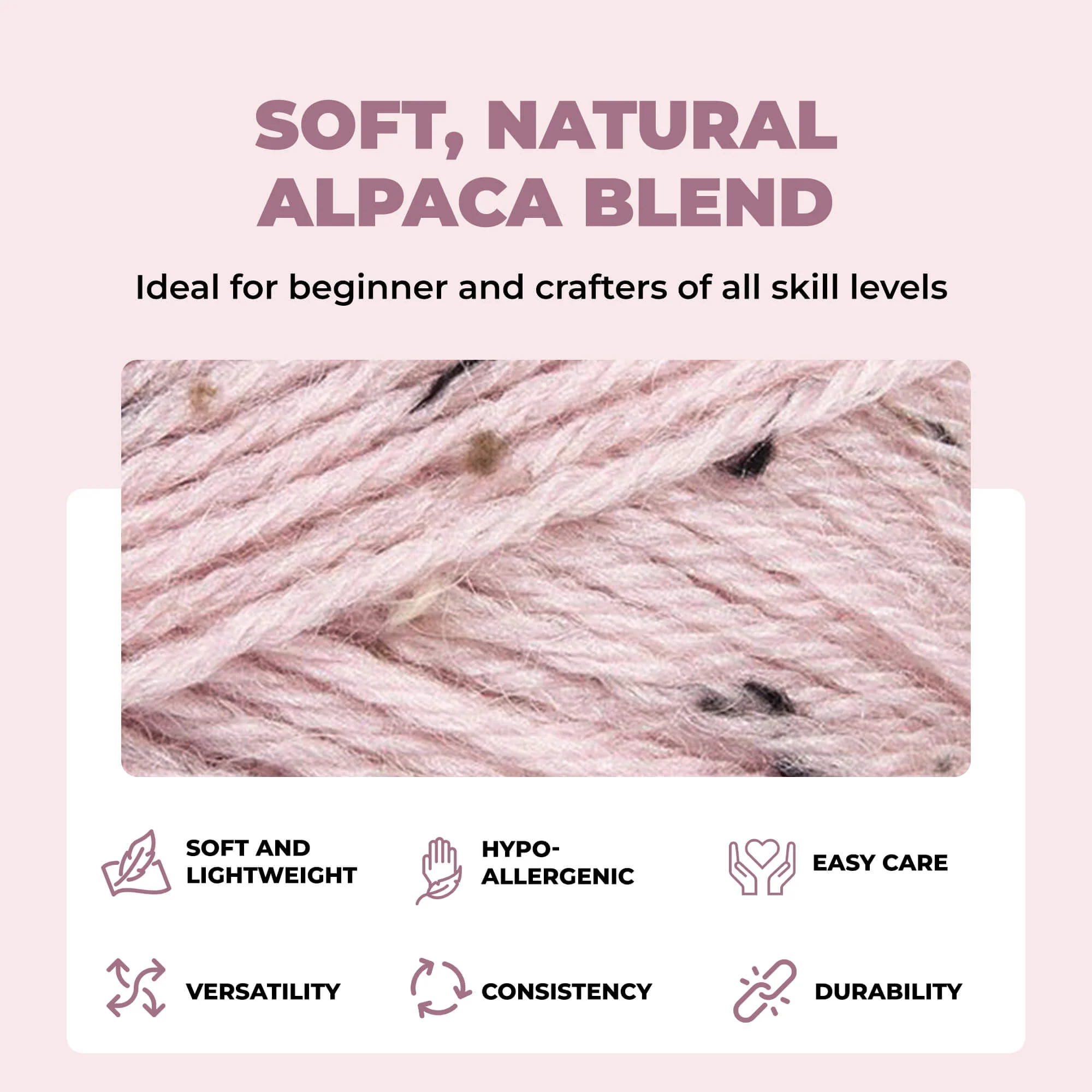 Mary Maxim Natural Alpaca Tweed - Image 51