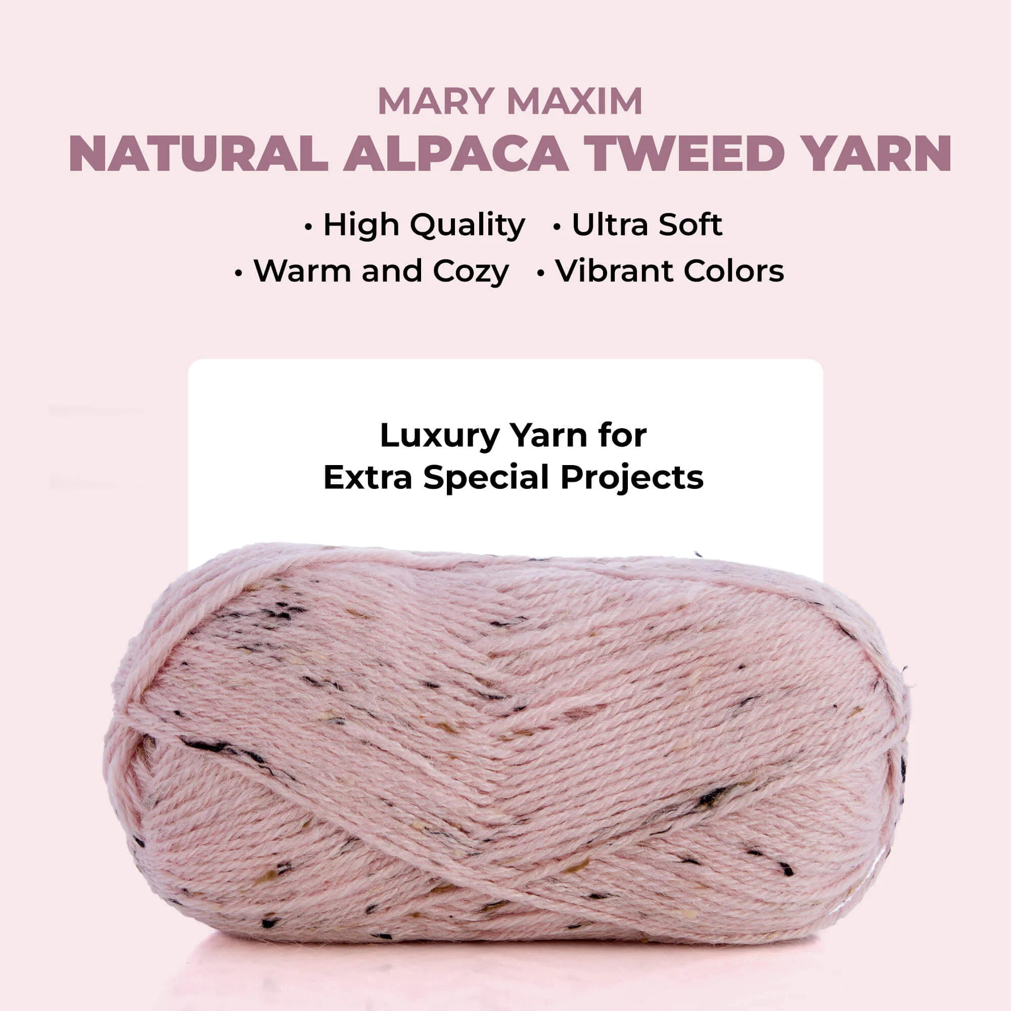 Mary Maxim Natural Alpaca Tweed - Image 52