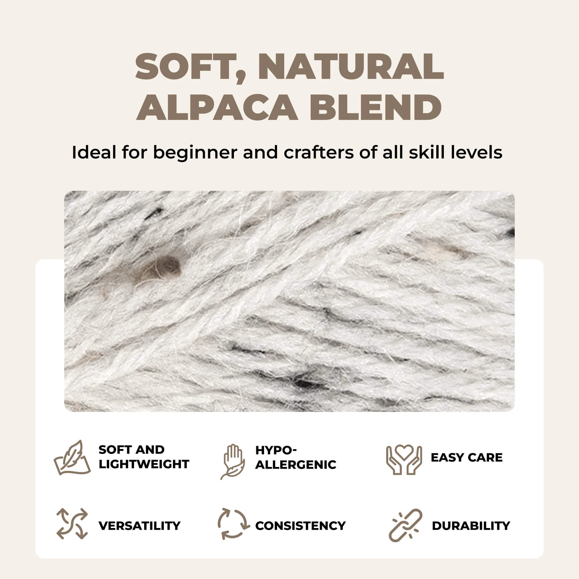 Mary Maxim Natural Alpaca Tweed - Image 56