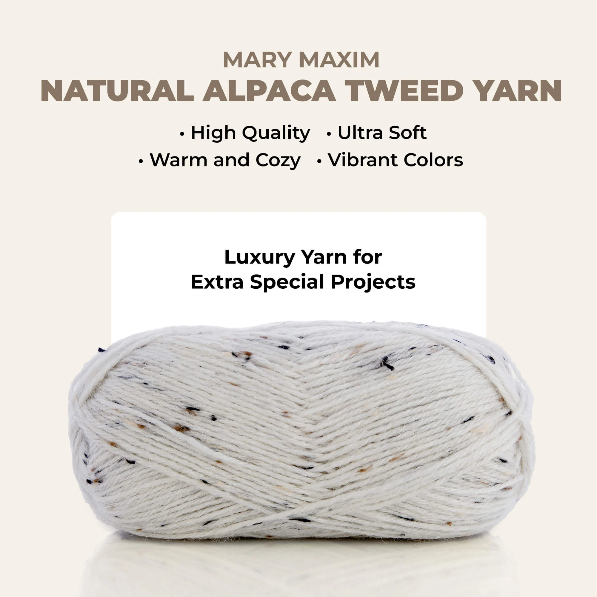 Mary Maxim Natural Alpaca Tweed - Image 57