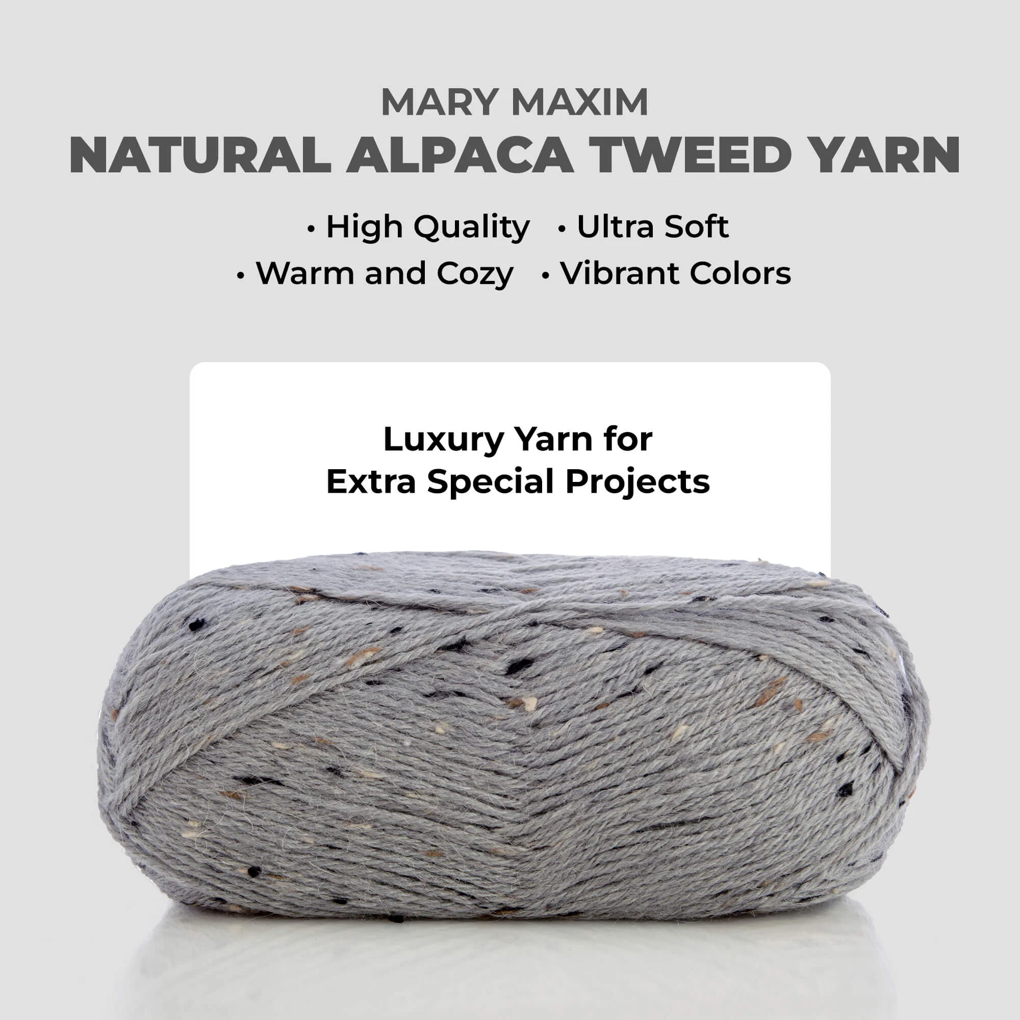 Mary Maxim Natural Alpaca Tweed - Image 59
