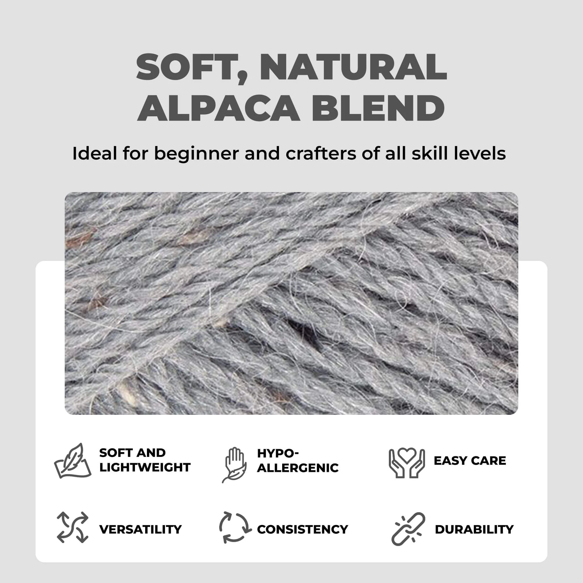 Mary Maxim Natural Alpaca Tweed - Image 62