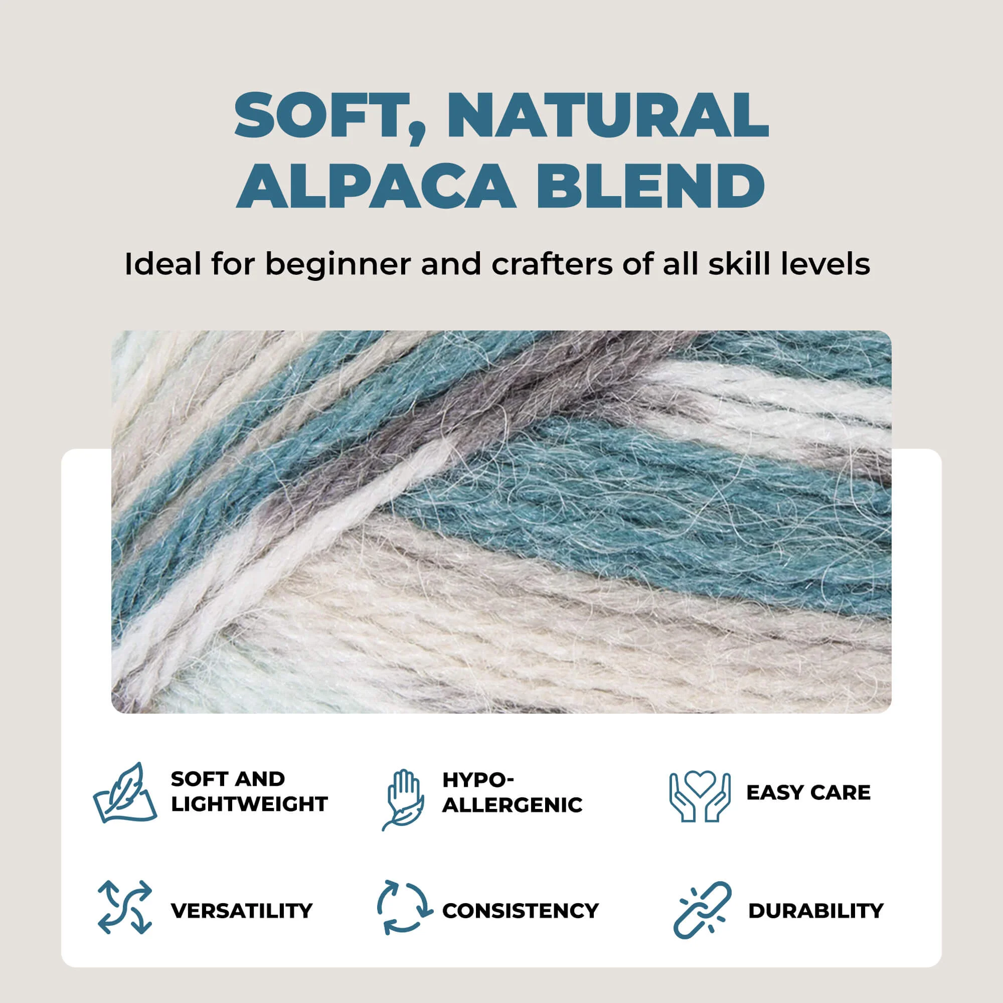 Mary Maxim Natural Alpaca Tweed - Image 75