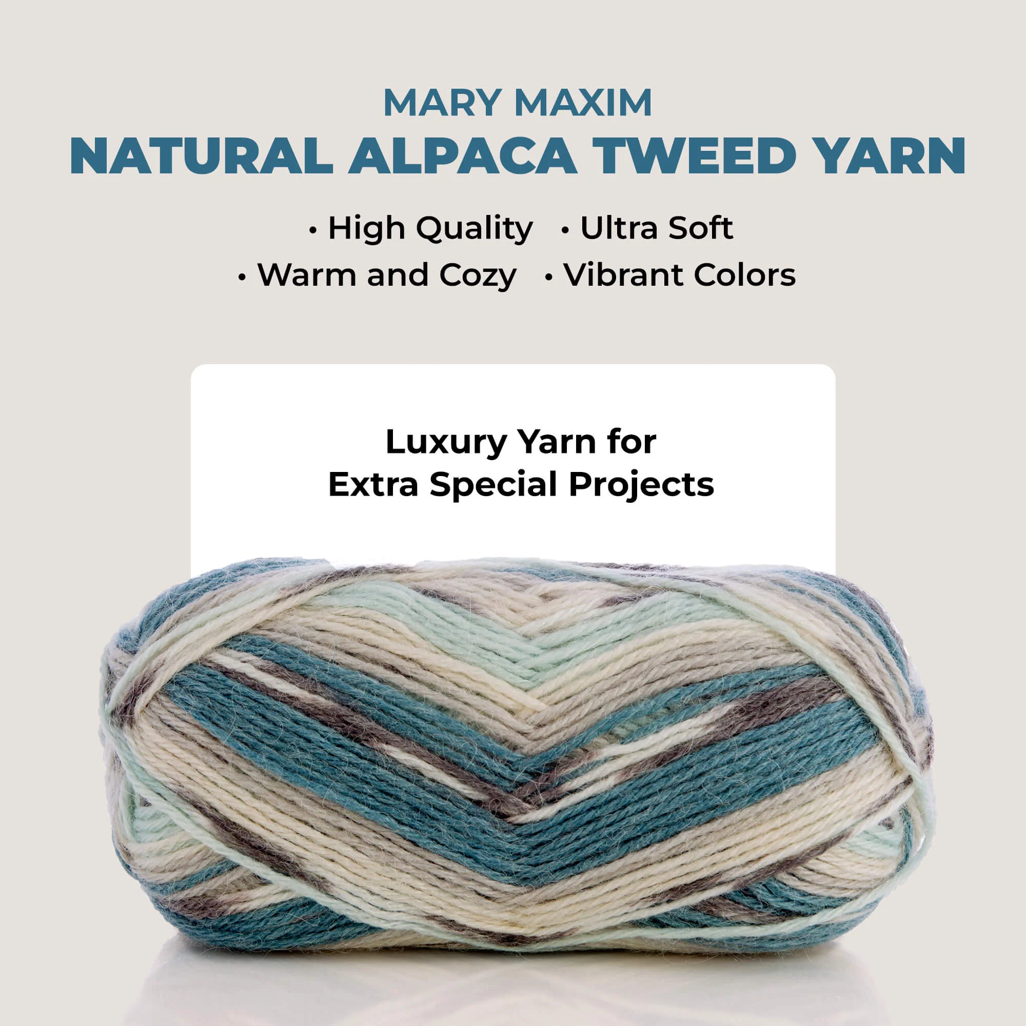 Mary Maxim Natural Alpaca Tweed - Image 76