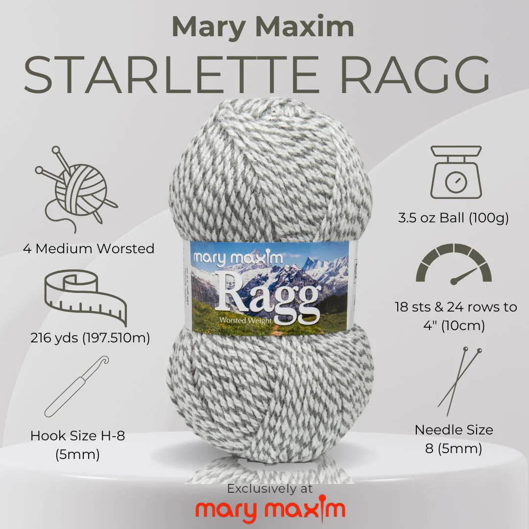 Mary Maxim Starlette Ragg Yarn - Image 33