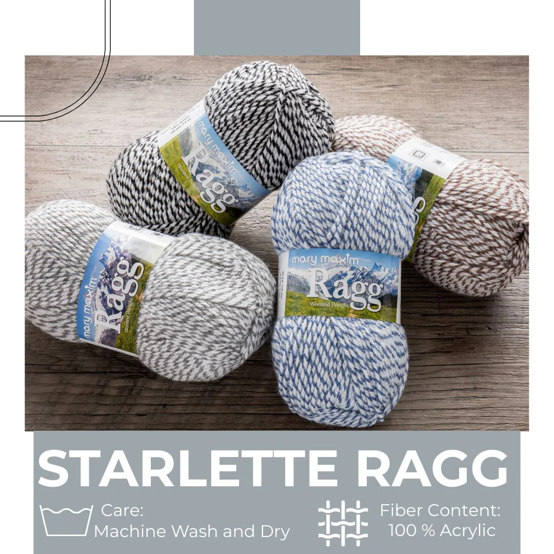 Mary Maxim Starlette Ragg Yarn - Image 34