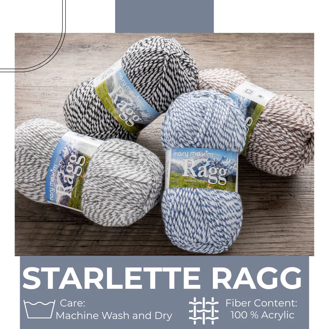 Mary Maxim Starlette Ragg Yarn - Image 36
