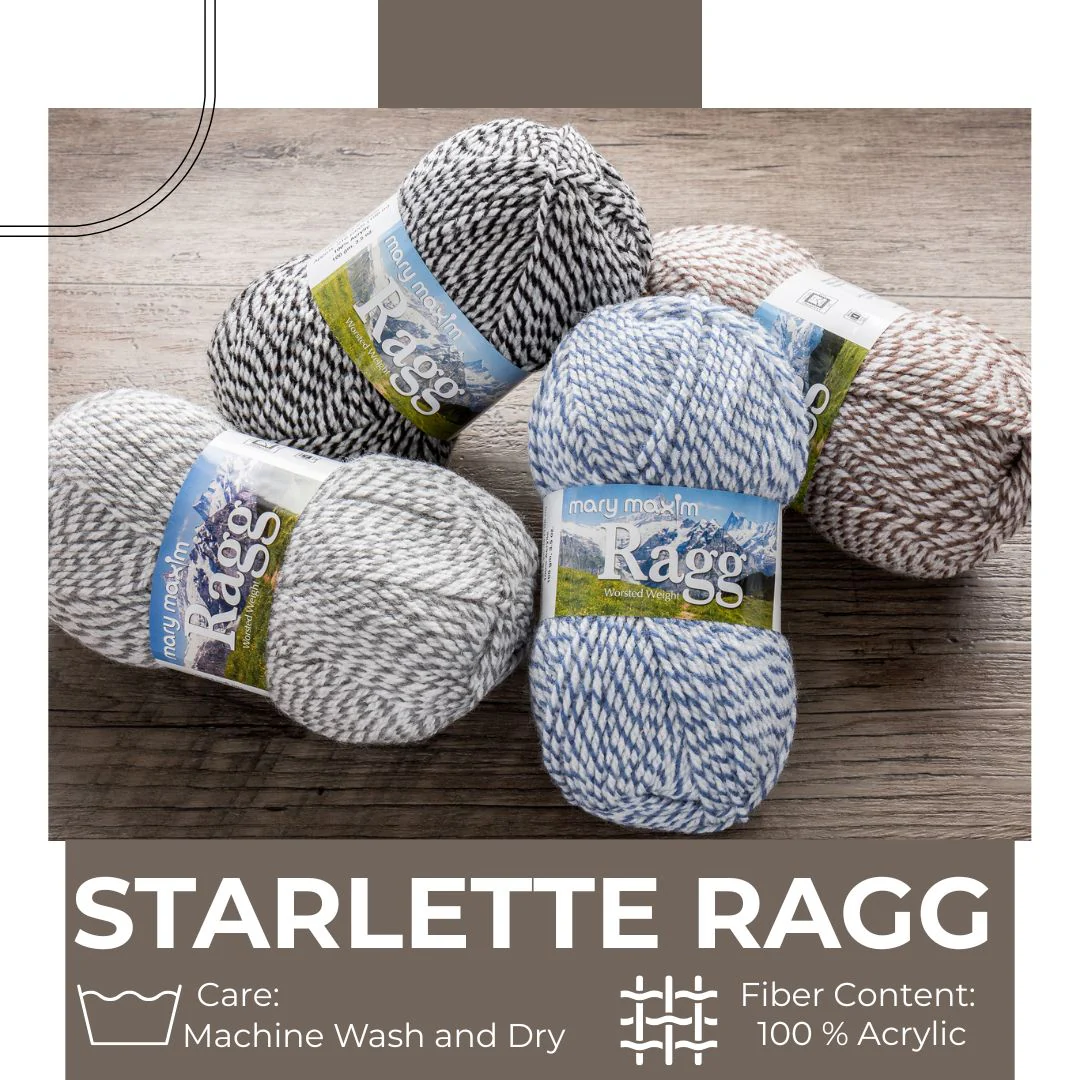 Mary Maxim Starlette Ragg Yarn - Image 37