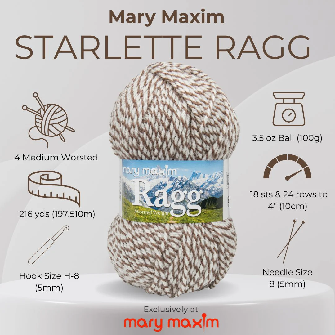 Mary Maxim Starlette Ragg Yarn - Image 38