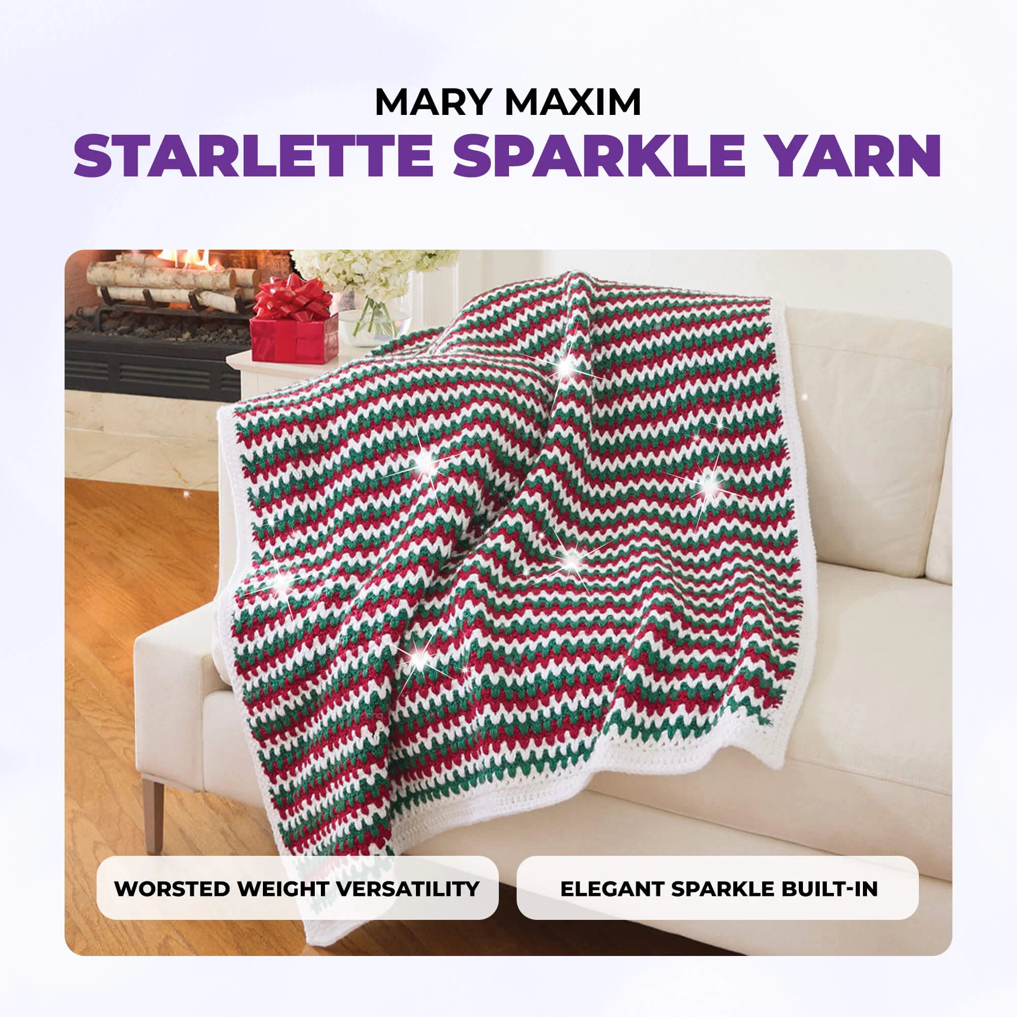 Mary Maxim Starlette Sparkle - Image 40