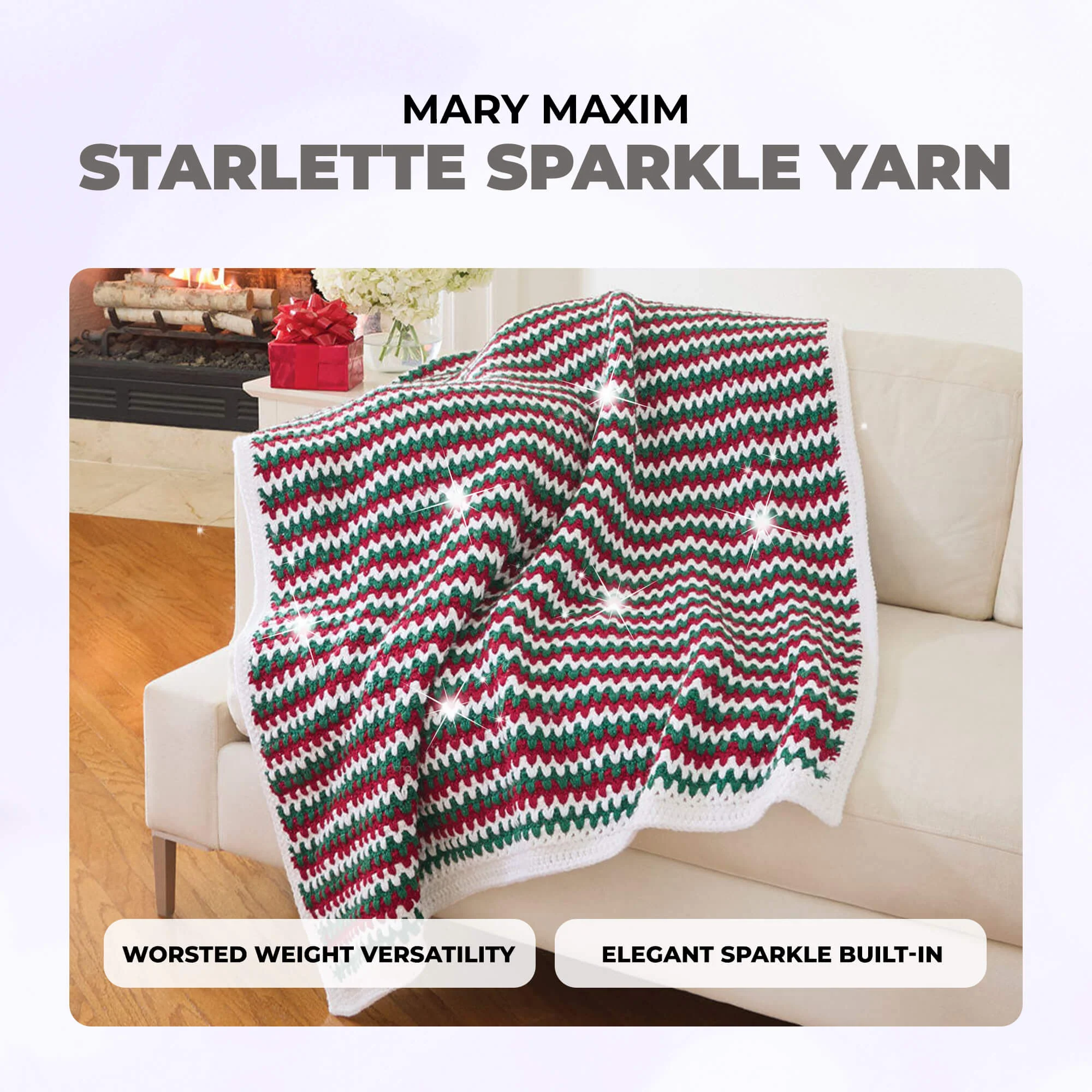 Mary Maxim Starlette Sparkle - Image 90