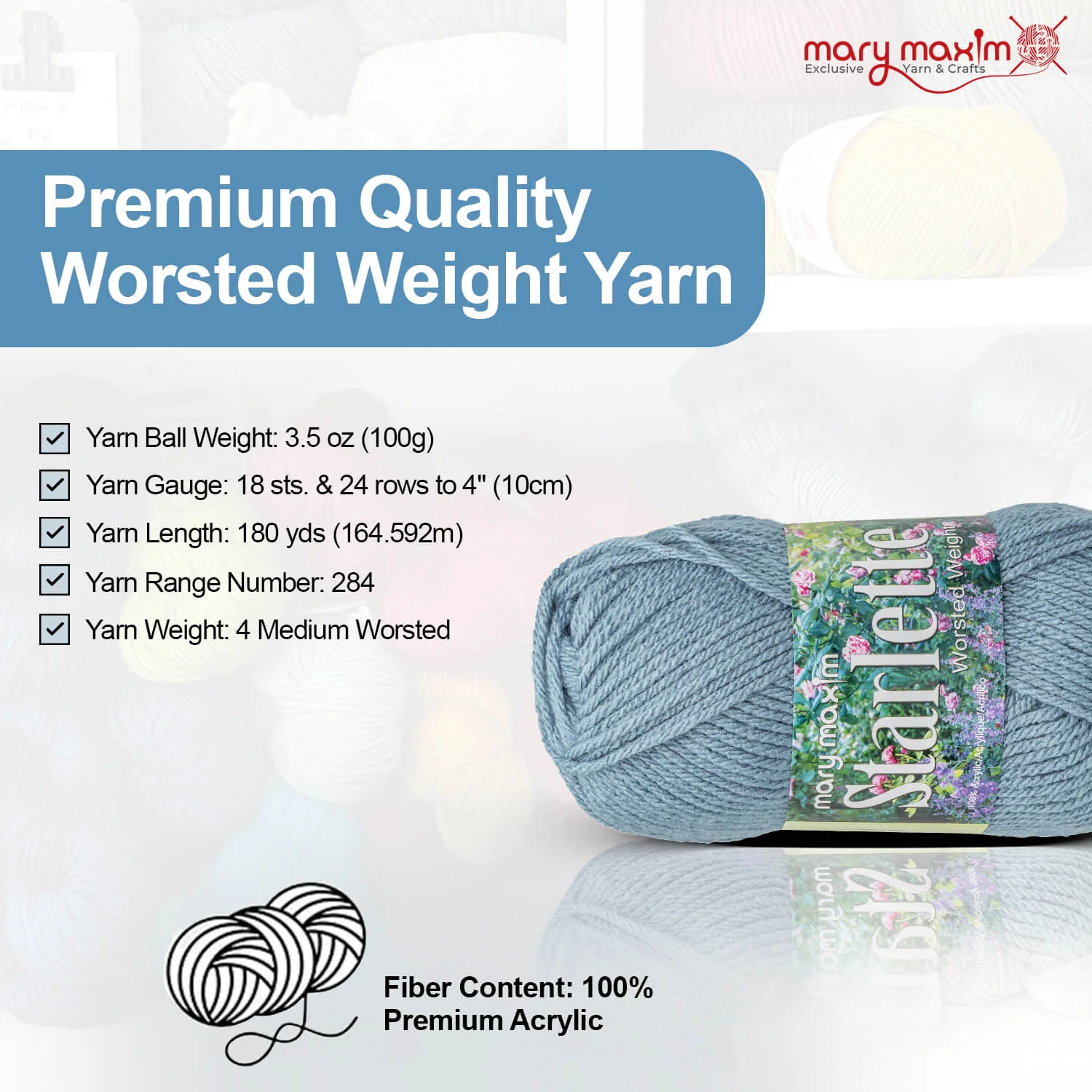 Mary Maxim Starlette Yarn - Image 10