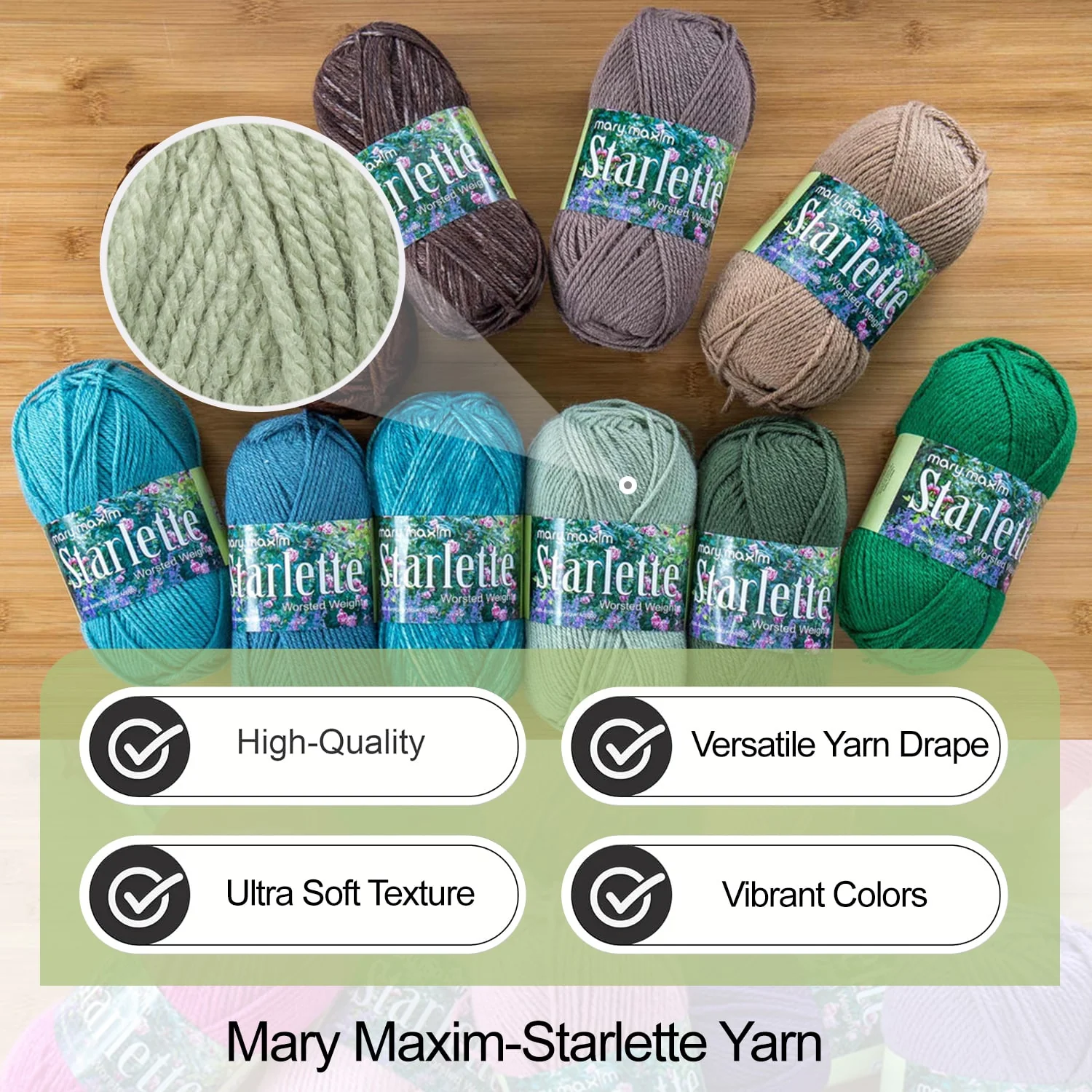 Mary Maxim Starlette Yarn - Image 100