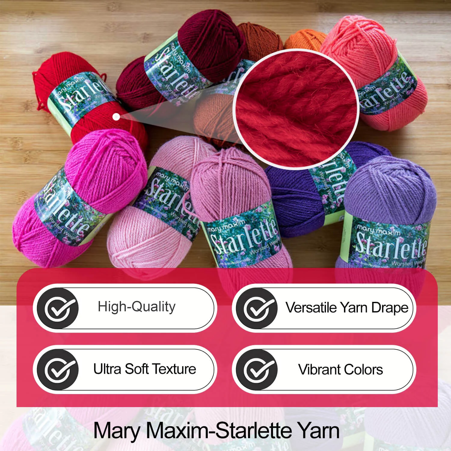 Mary Maxim Starlette Yarn - Image 122