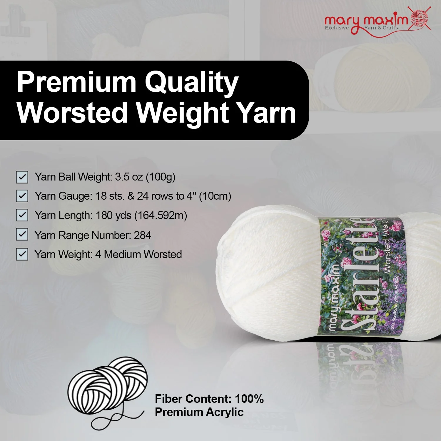 Mary Maxim Starlette Yarn - Image 15