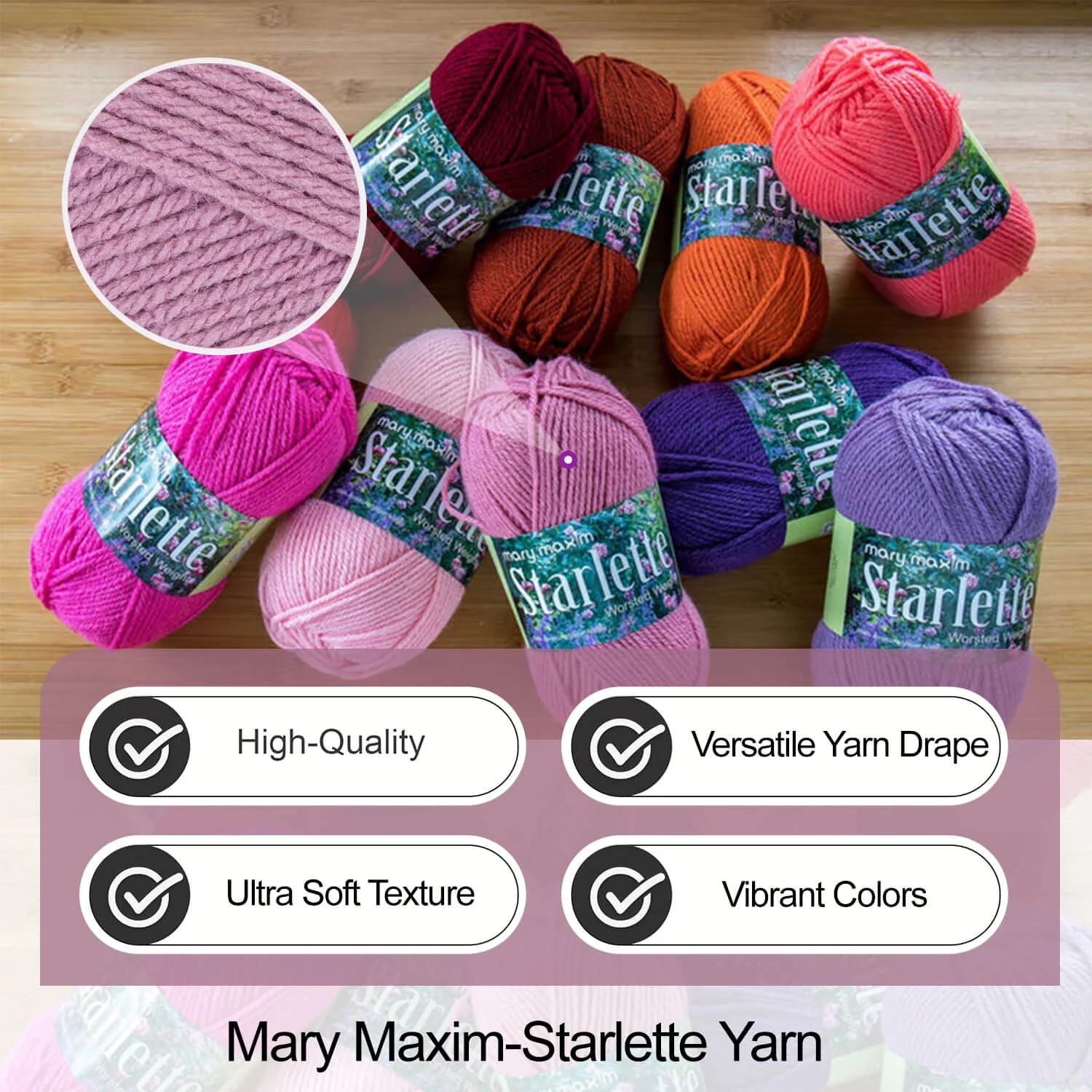 Mary Maxim Starlette Yarn - Image 177