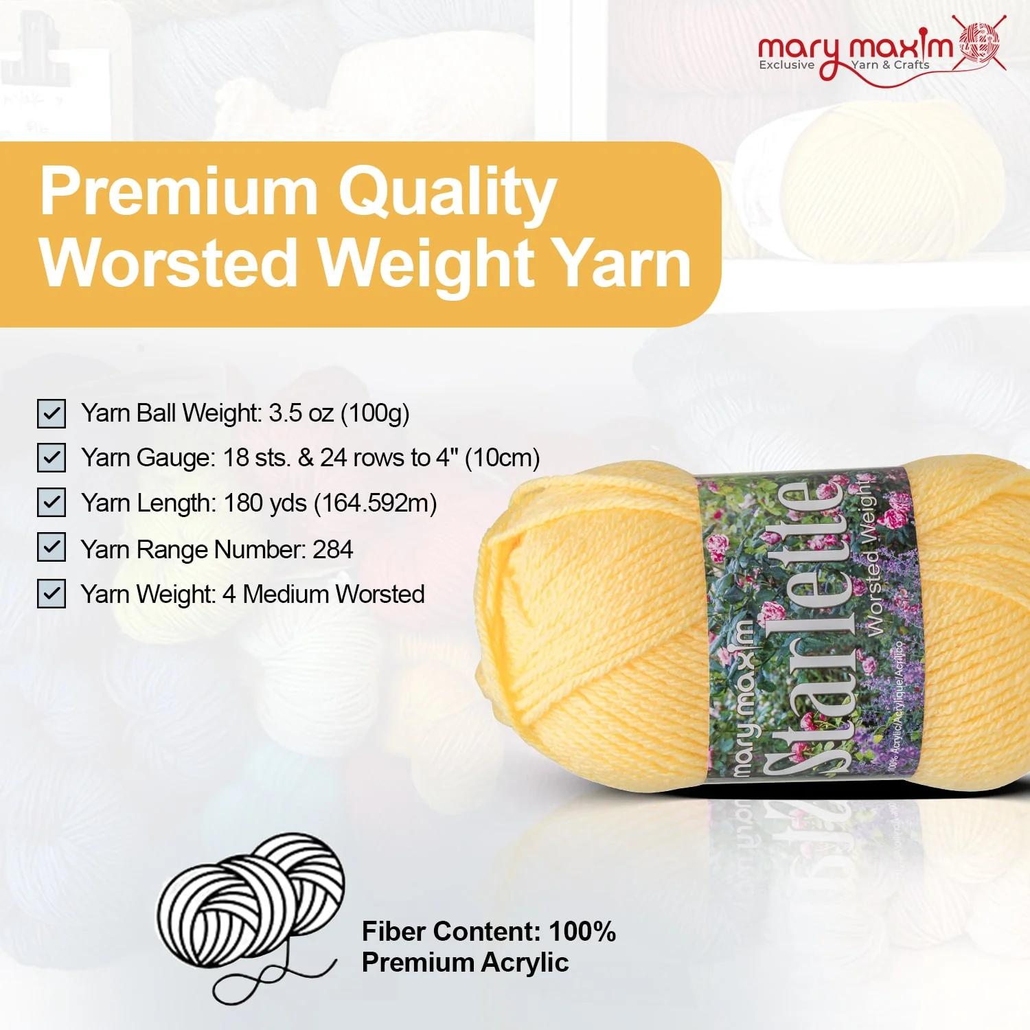 Mary Maxim Starlette Yarn - Image 19
