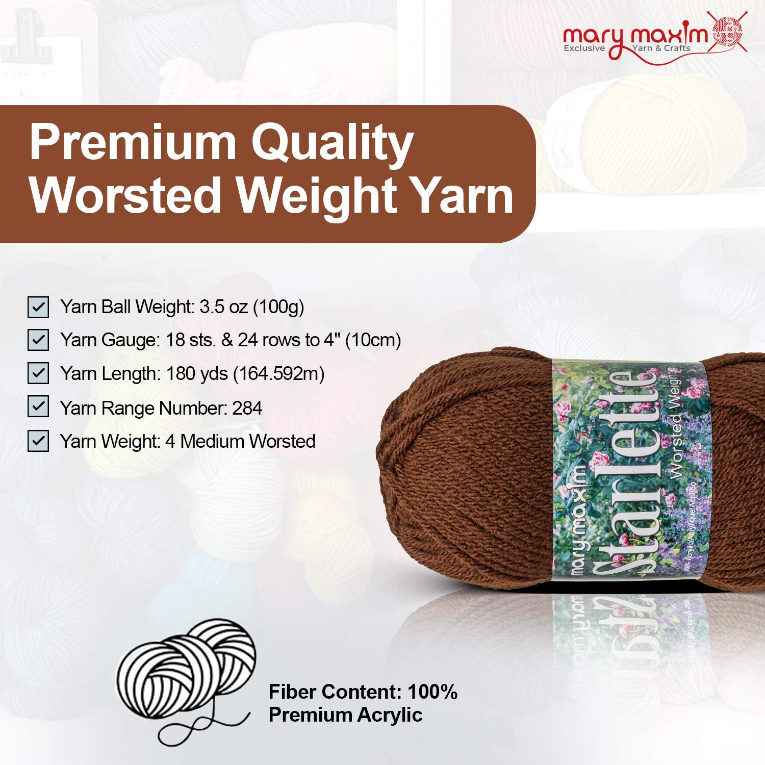 Mary Maxim Starlette Yarn - Image 26