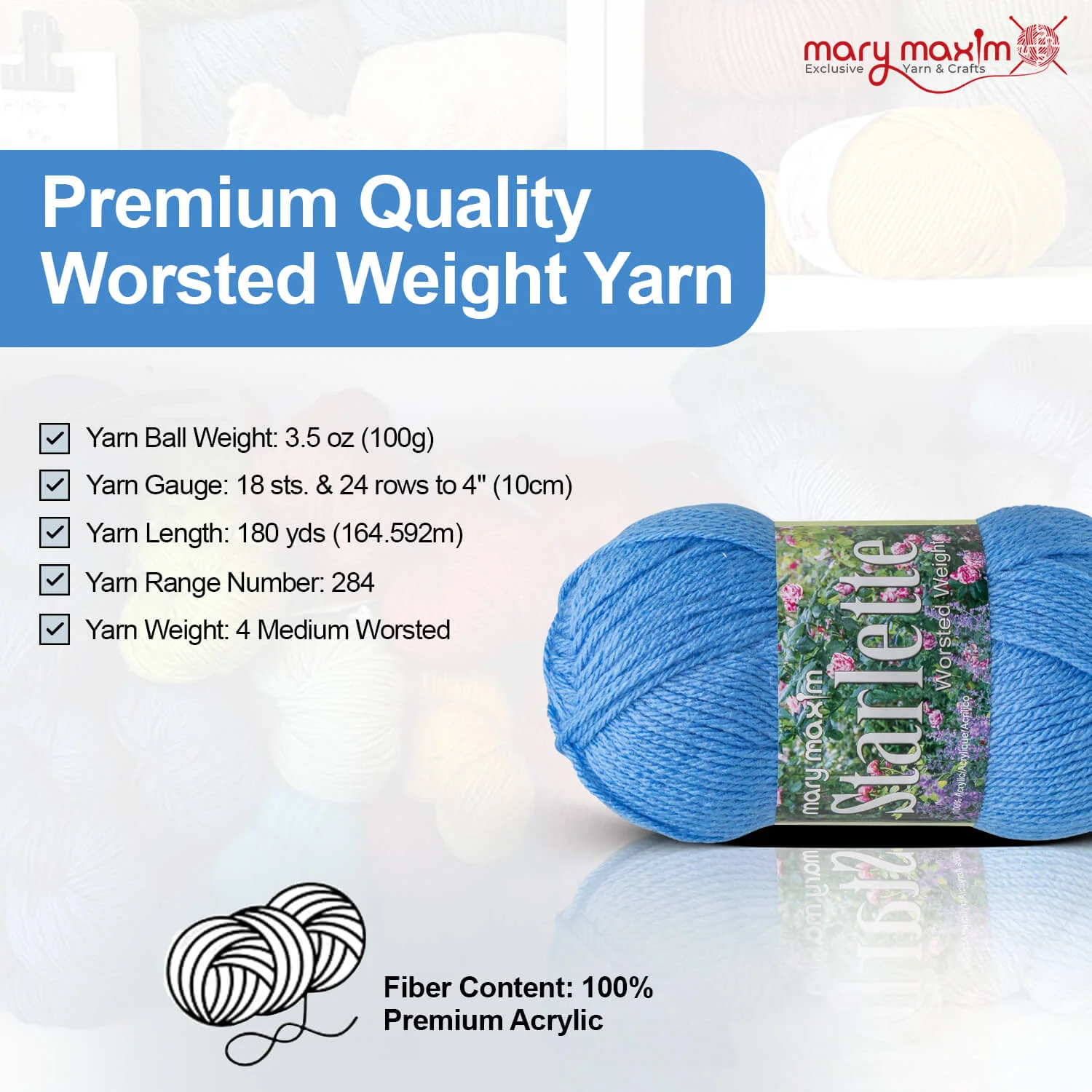 Mary Maxim Starlette Yarn - Image 31