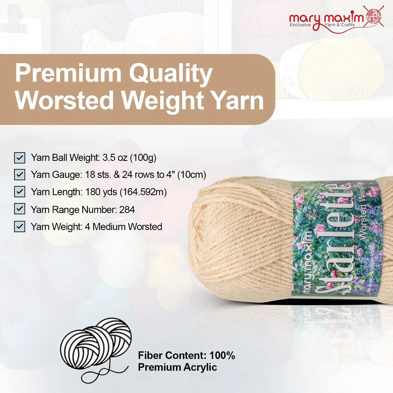 Mary Maxim Starlette Yarn - Image 40