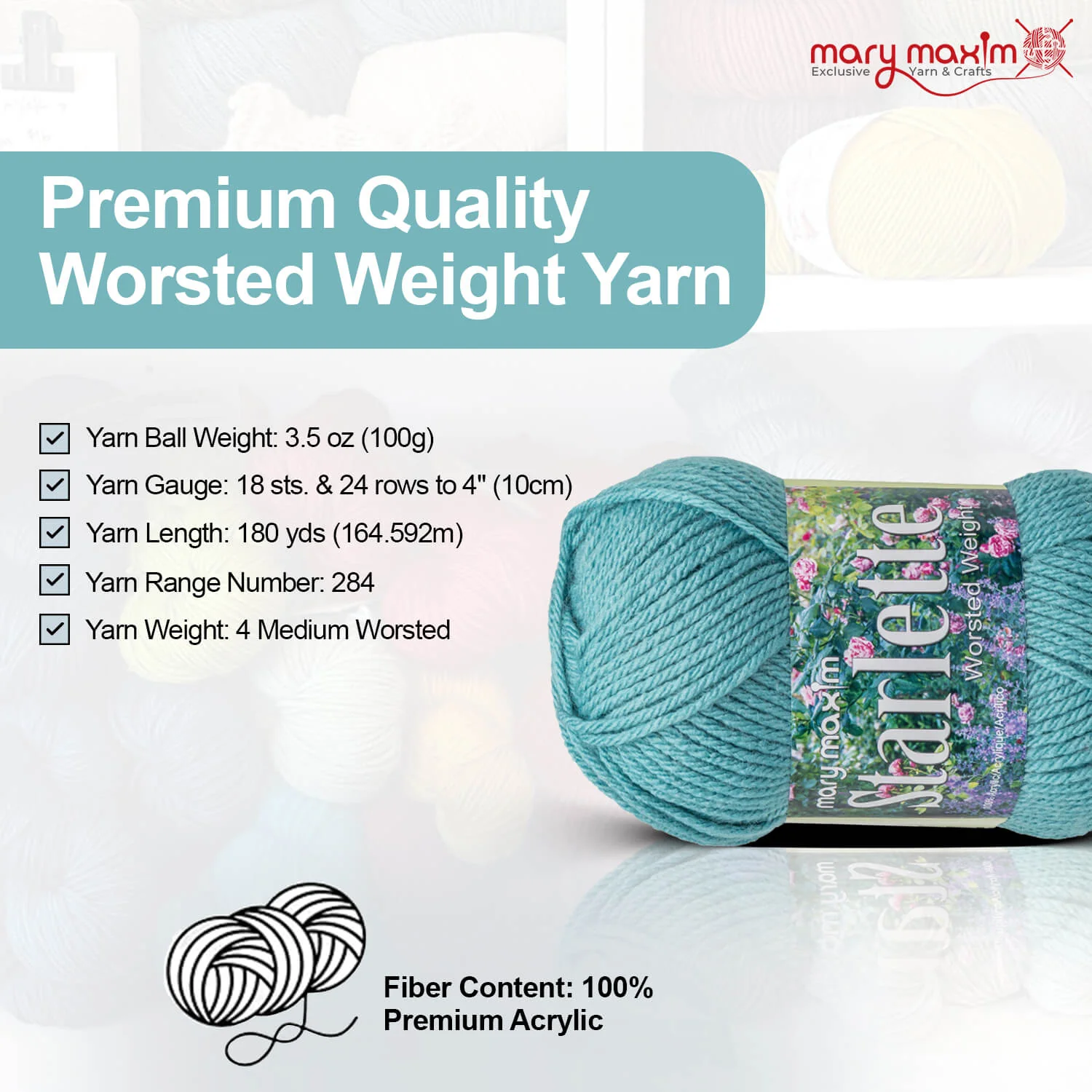 Mary Maxim Starlette Yarn - Image 65