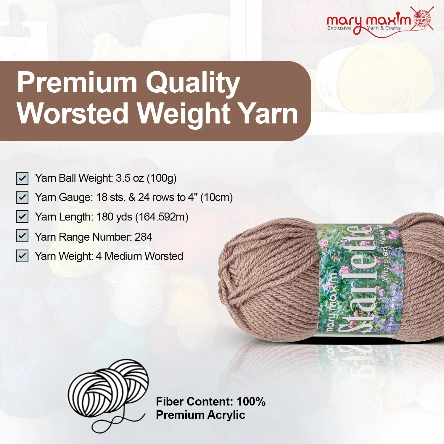 Mary Maxim Starlette Yarn - Image 75