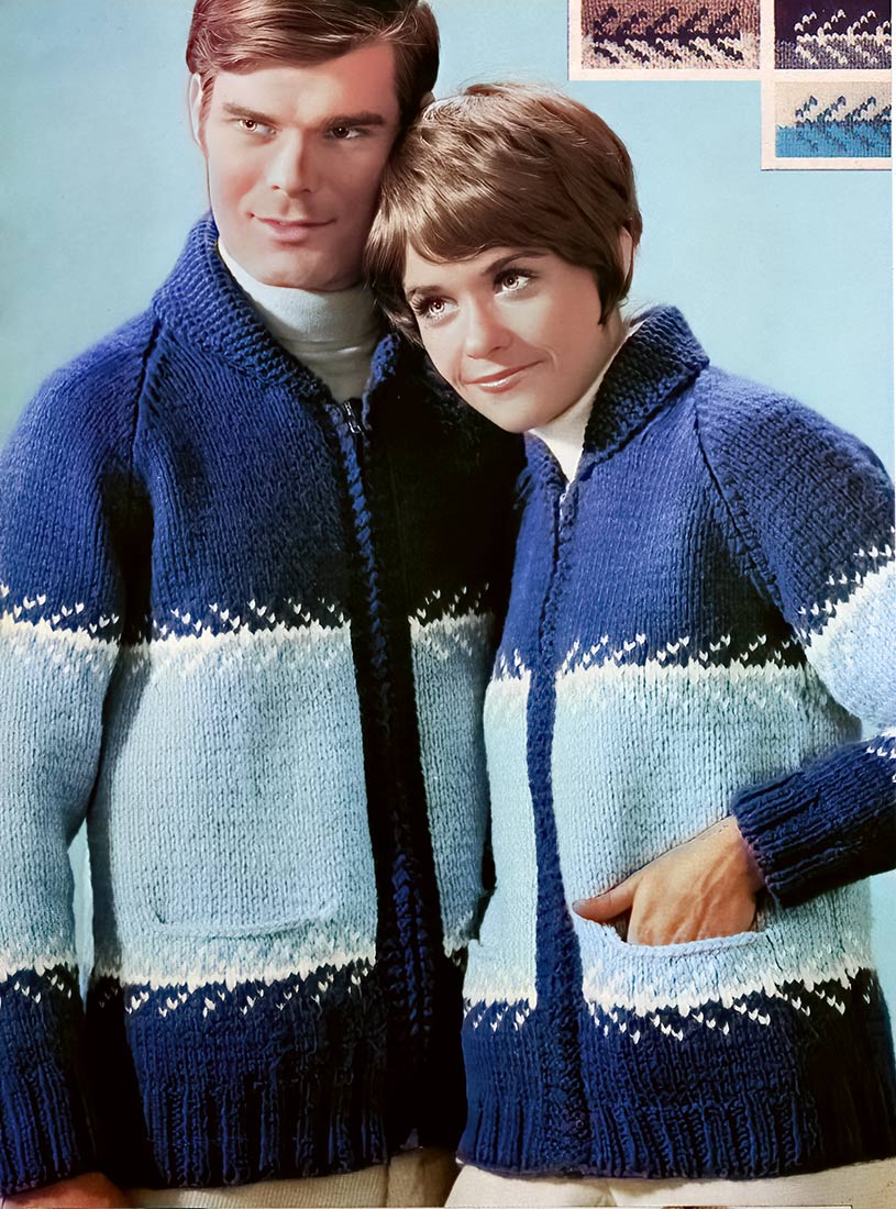 Men's and Ladies Cardigan Pattern - Image 2