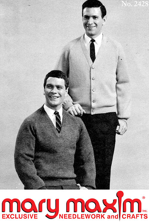 Men's Bell Sleeve Cardigan and Pullover Pattern - Image 2