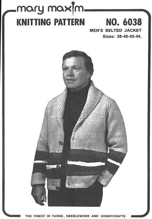 Men's Belted Jacket Pattern - Image 2