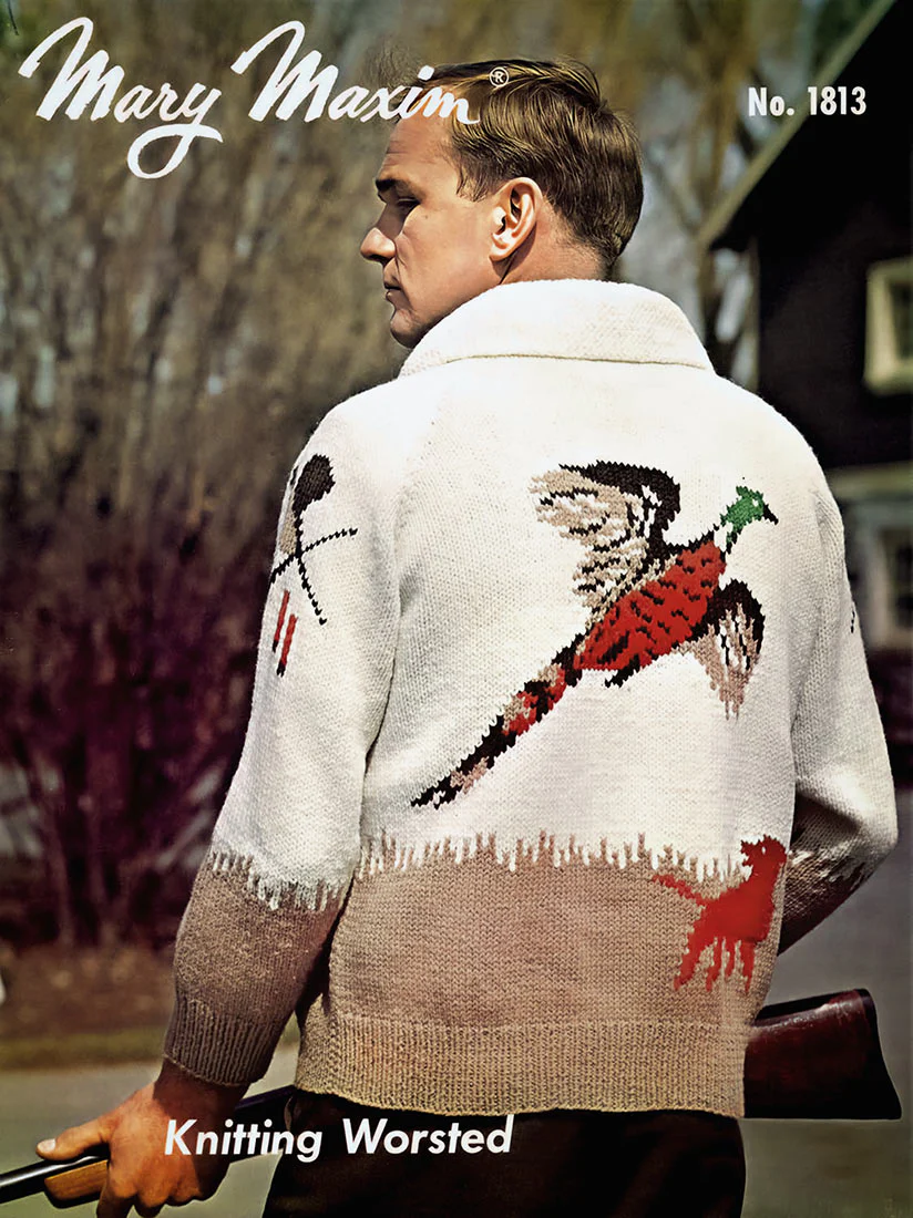 Men's or Ladies' Pheasant Hunt Cardigan Pattern - Image 2